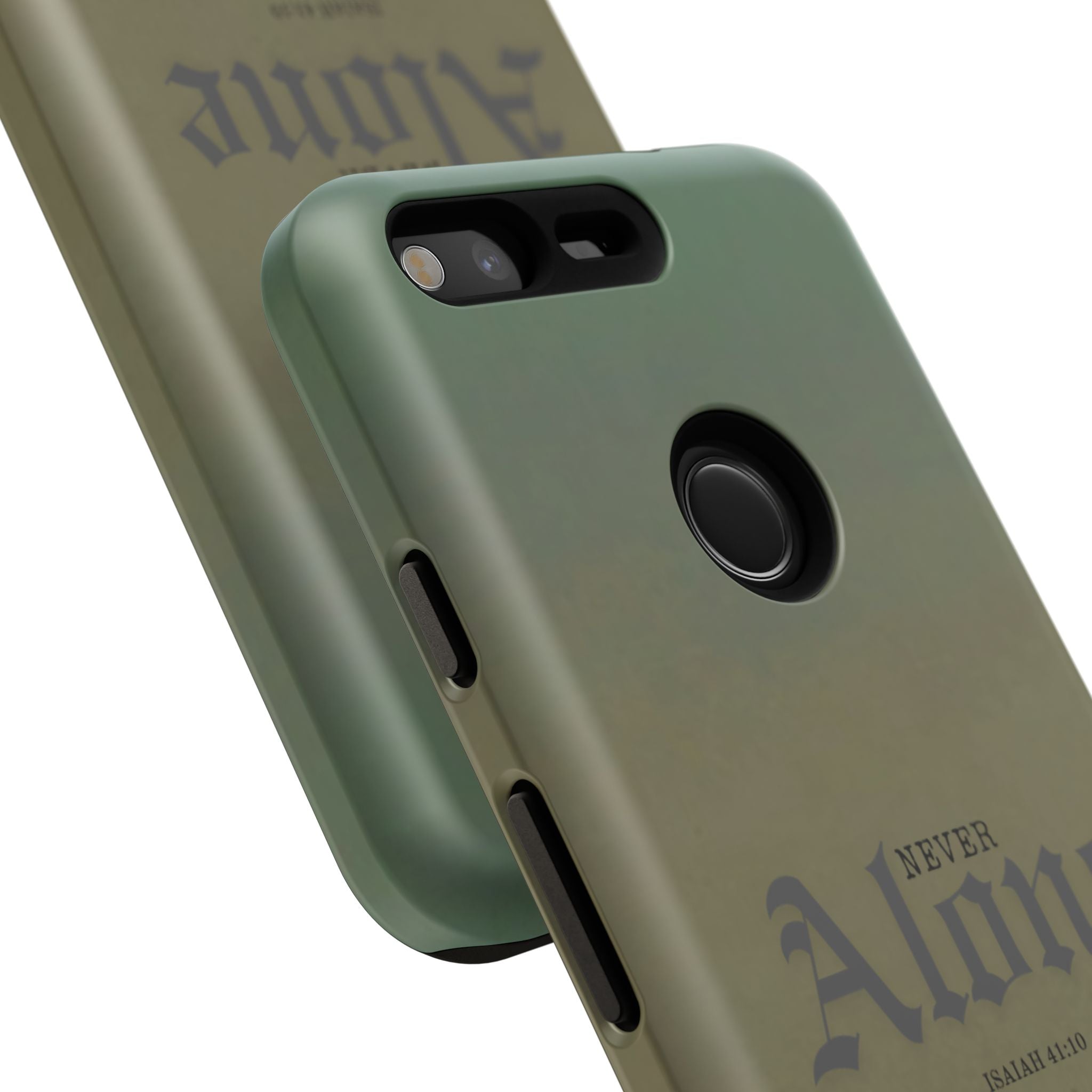 Never Alone Coastal Christian Samsung Phone Case