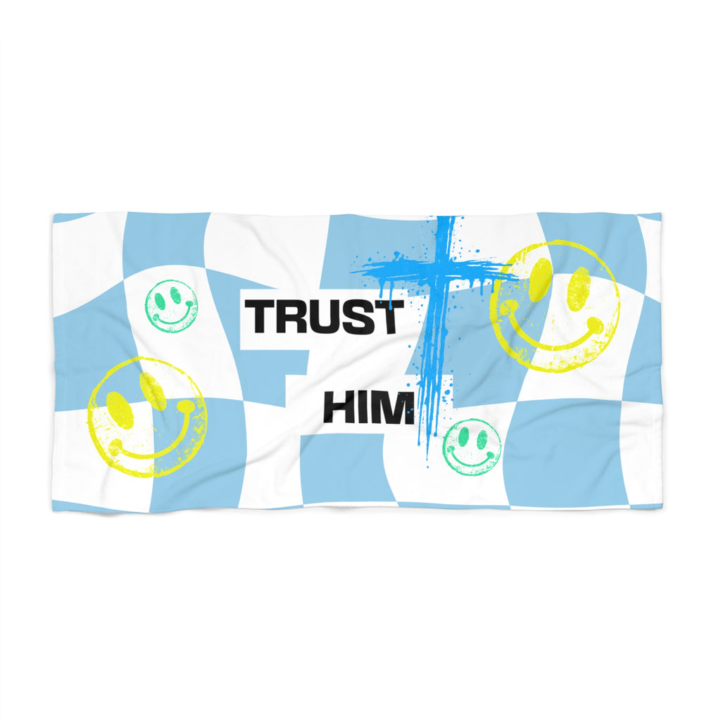 Trust Him  — Coastal Christian Beach Towel