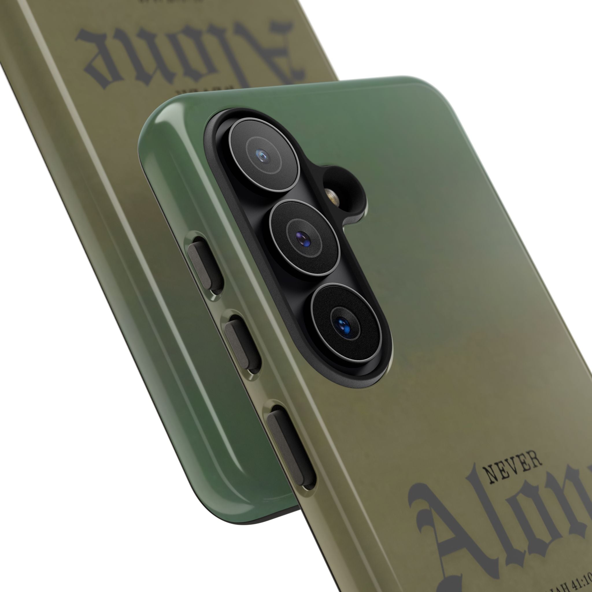 Never Alone Coastal Christian Samsung Phone Case