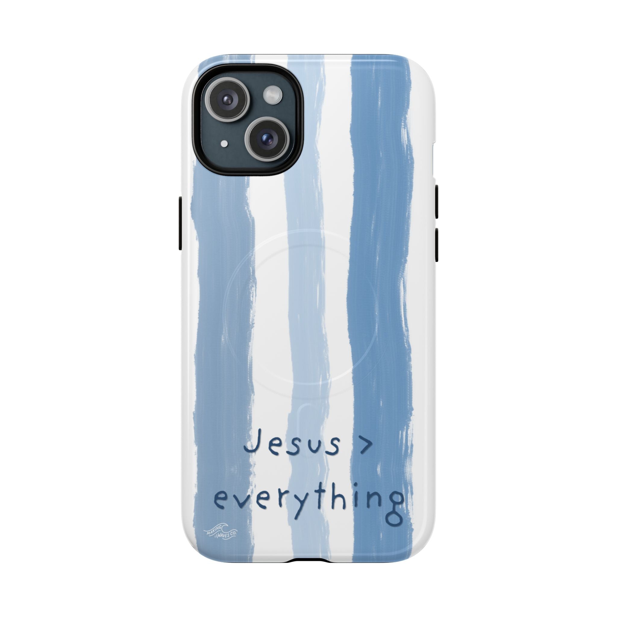 Jesus > Everything Coastal Christian MagSafe iPhone Case