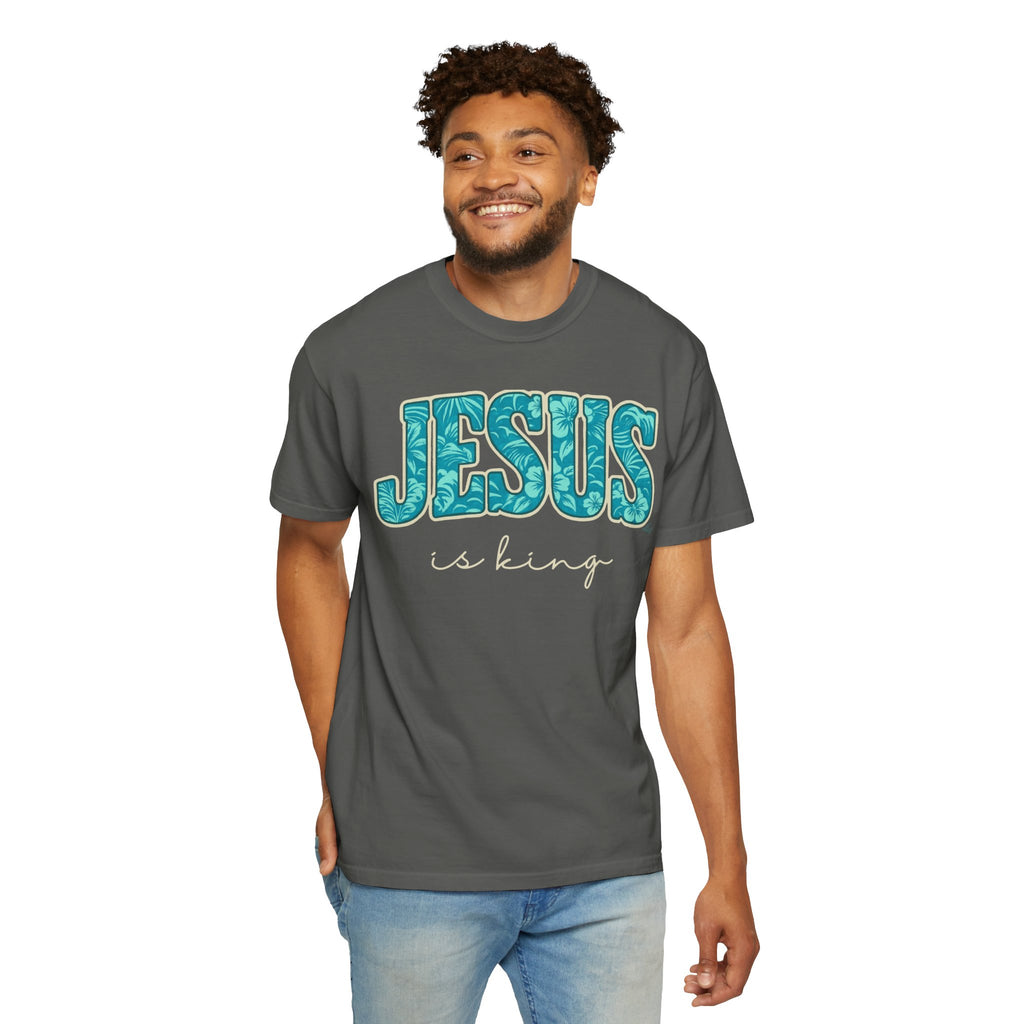 JESUS is King tropical pattern Unisex Tee