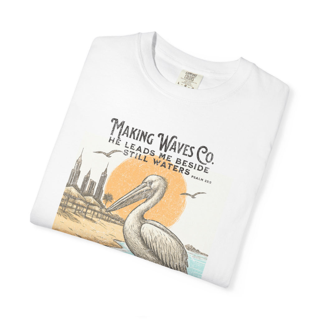 He leads me beside still waters - Coastal Heritage Tee