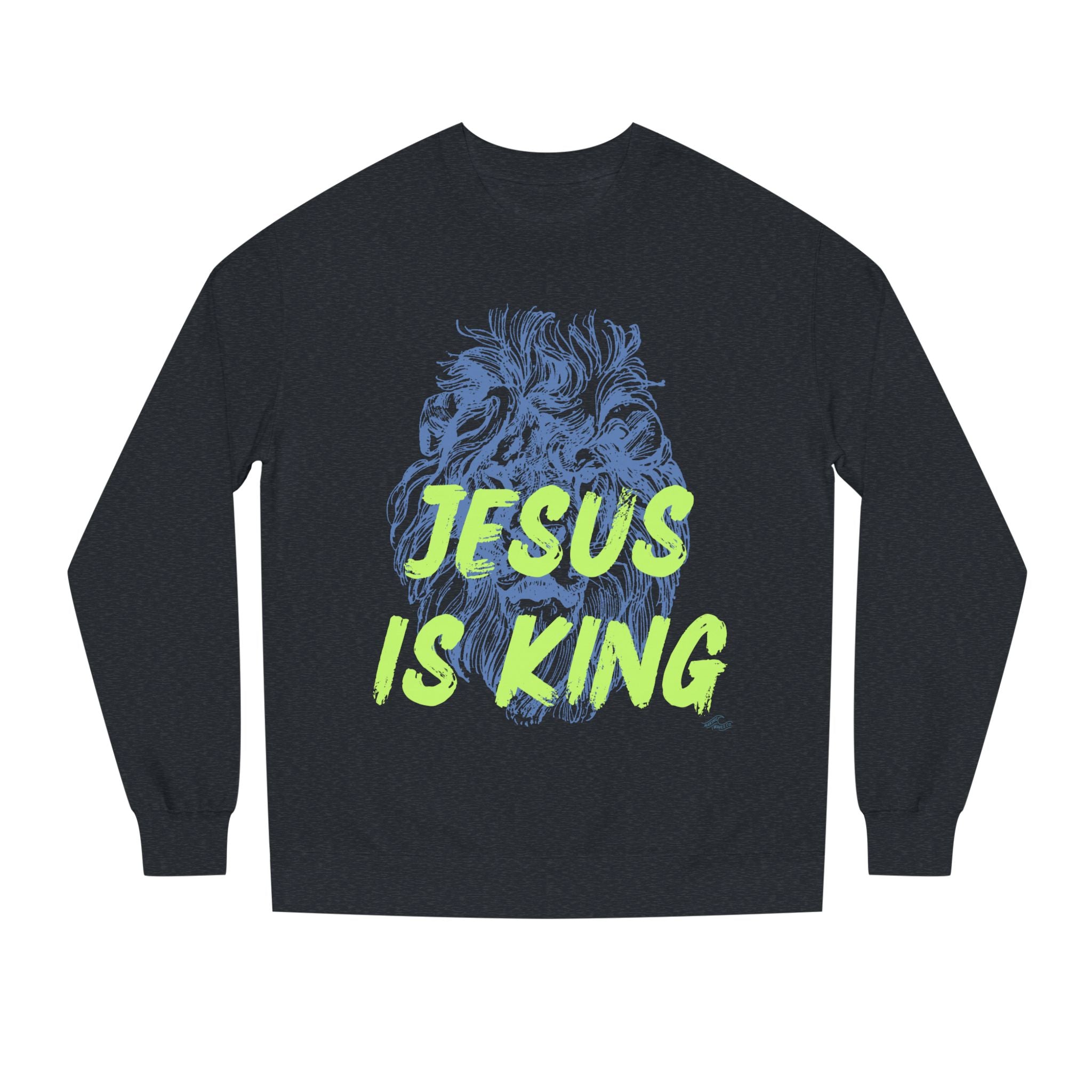 JESUS IS KING Midweight Unisex Crewneck