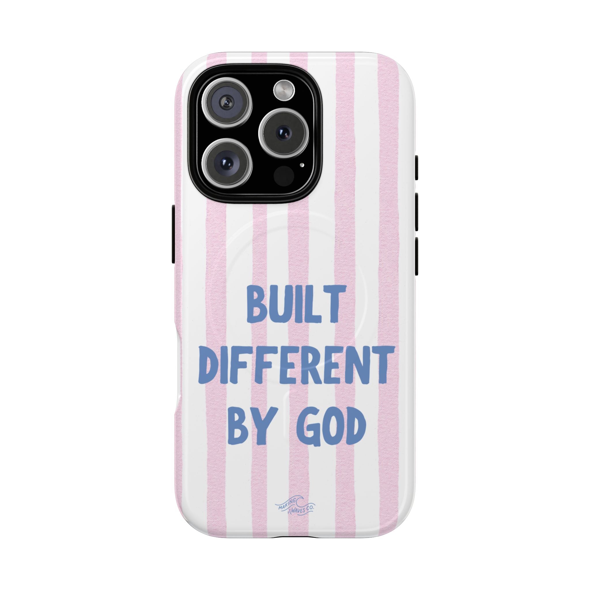 Built Different by God Coastal Christian MagSafe iPhone Case