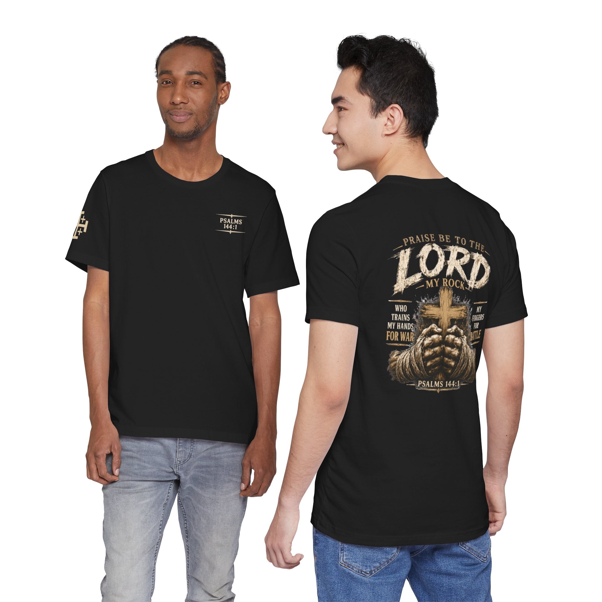 Praise Be To The Lord Psalms 144:1 T-Shirt — Opa Designs