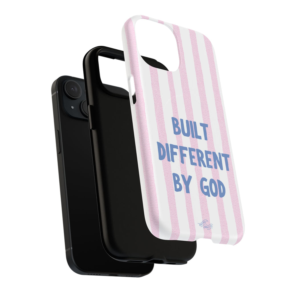 Built Different by God Coastal Christian MagSafe iPhone Case