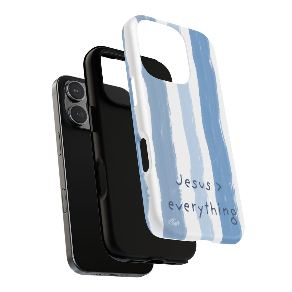 Jesus > Everything Coastal Christian MagSafe iPhone Case