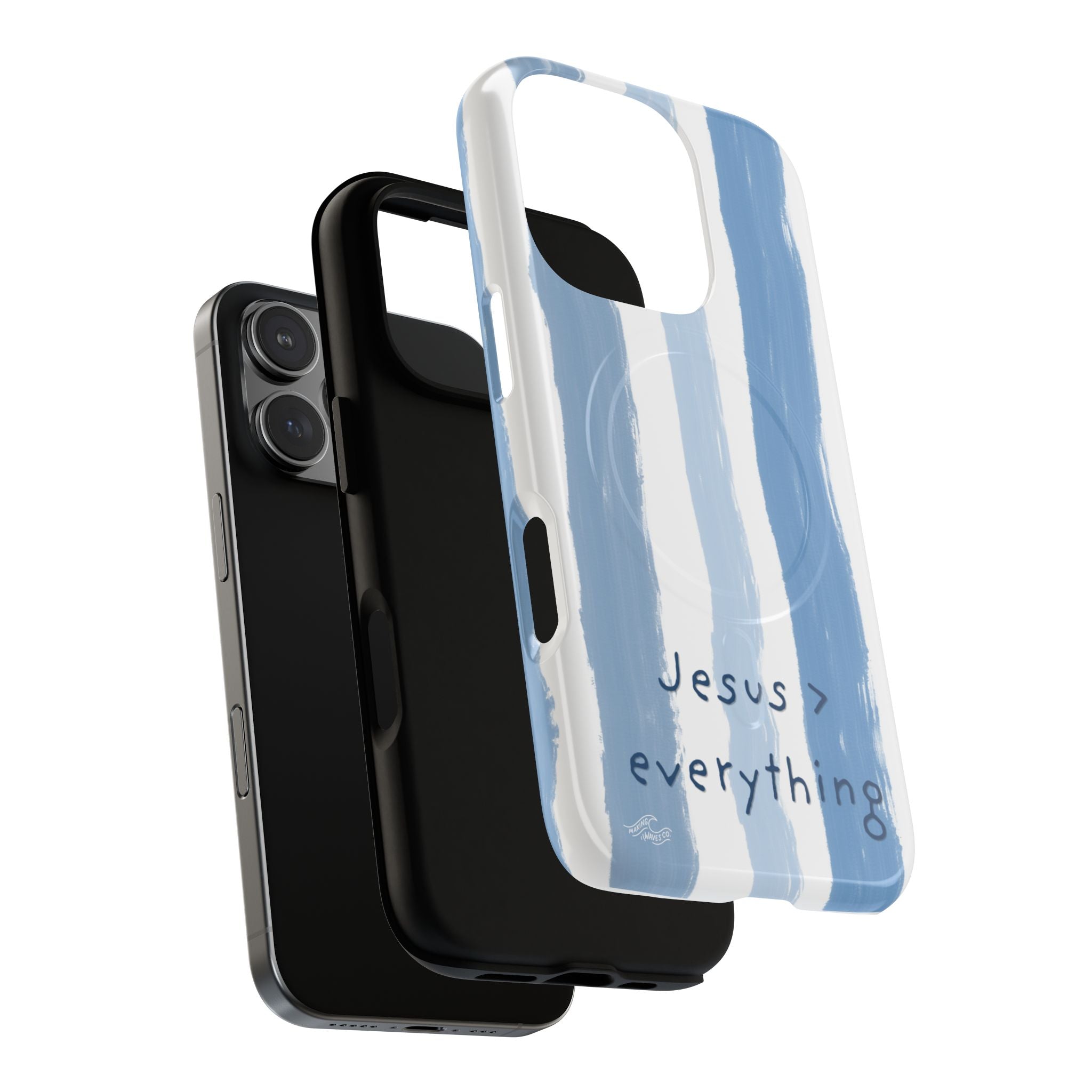 Jesus > Everything Coastal Christian MagSafe iPhone Case