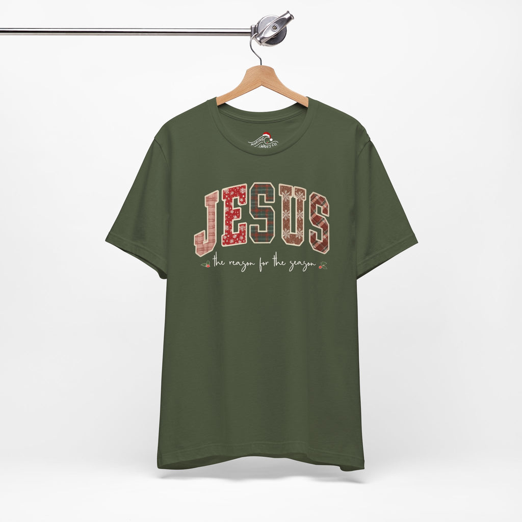 JESUS is the reason pattern — Coastal Soft Tee