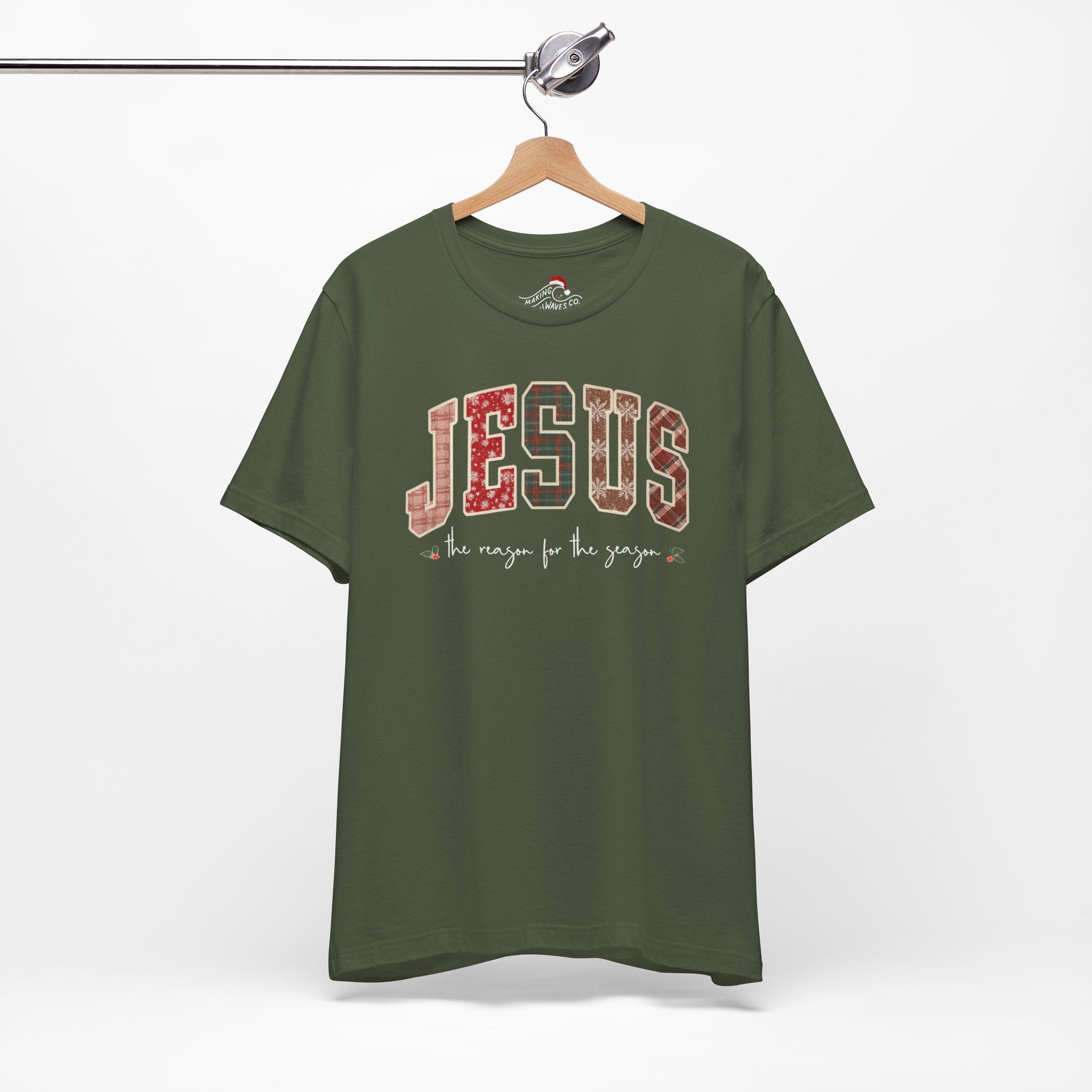 JESUS is the reason pattern — Coastal Soft Tee