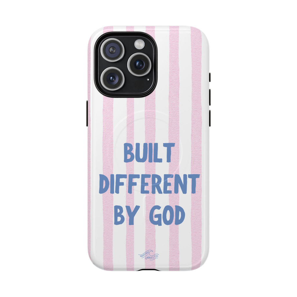 Built Different by God Coastal Christian MagSafe iPhone Case