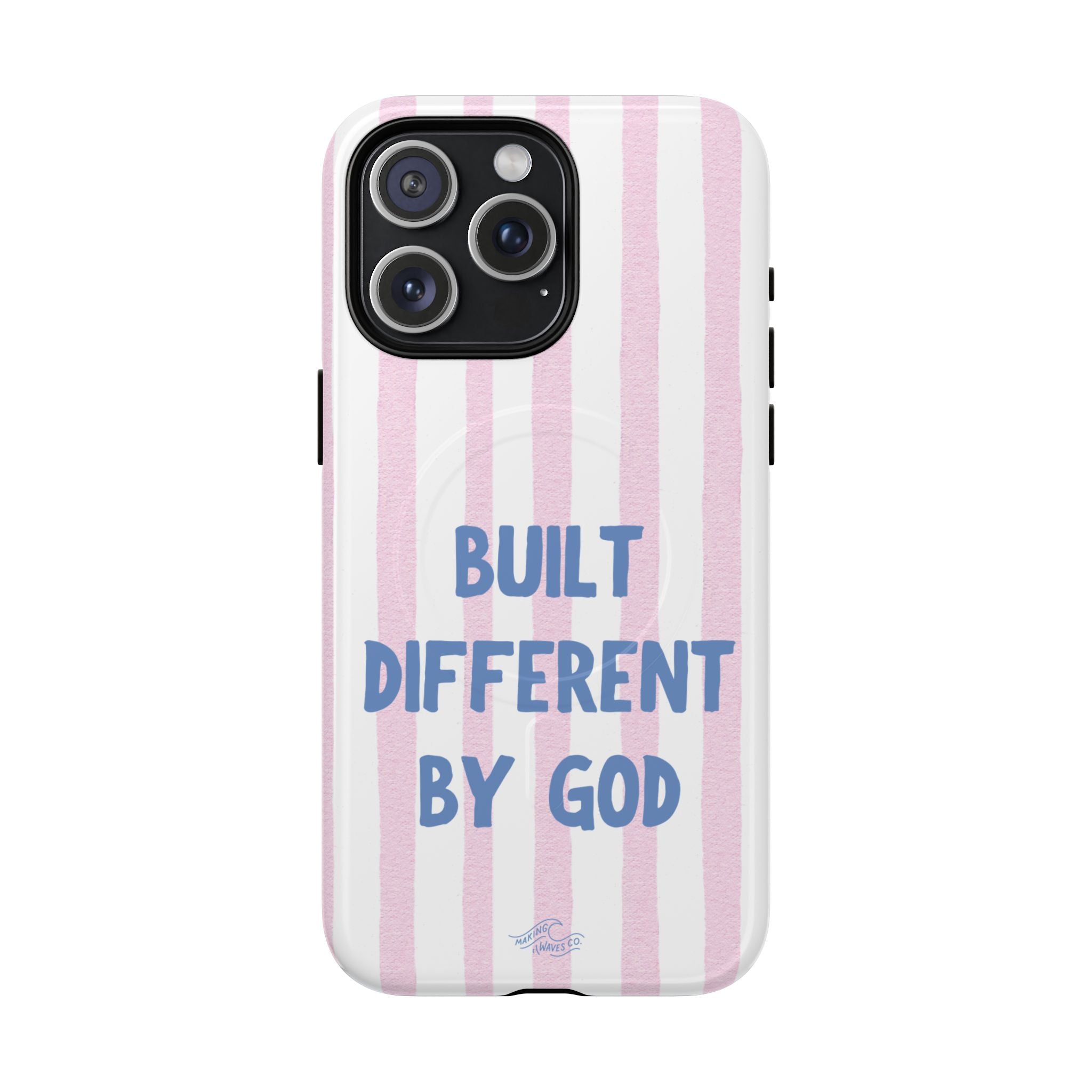 Built Different by God Coastal Christian MagSafe iPhone Case