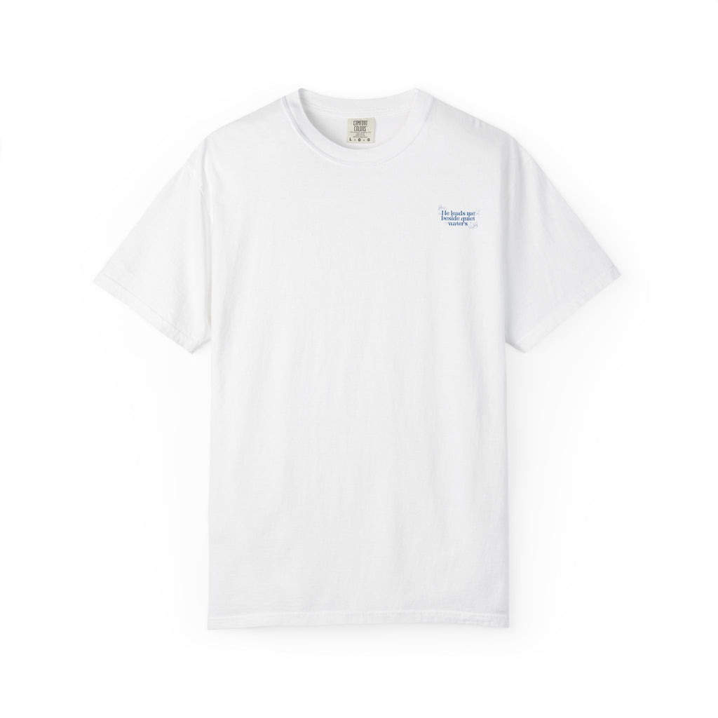 He Leads Me Beside Quiet Waters - Coastal Heritage Tee