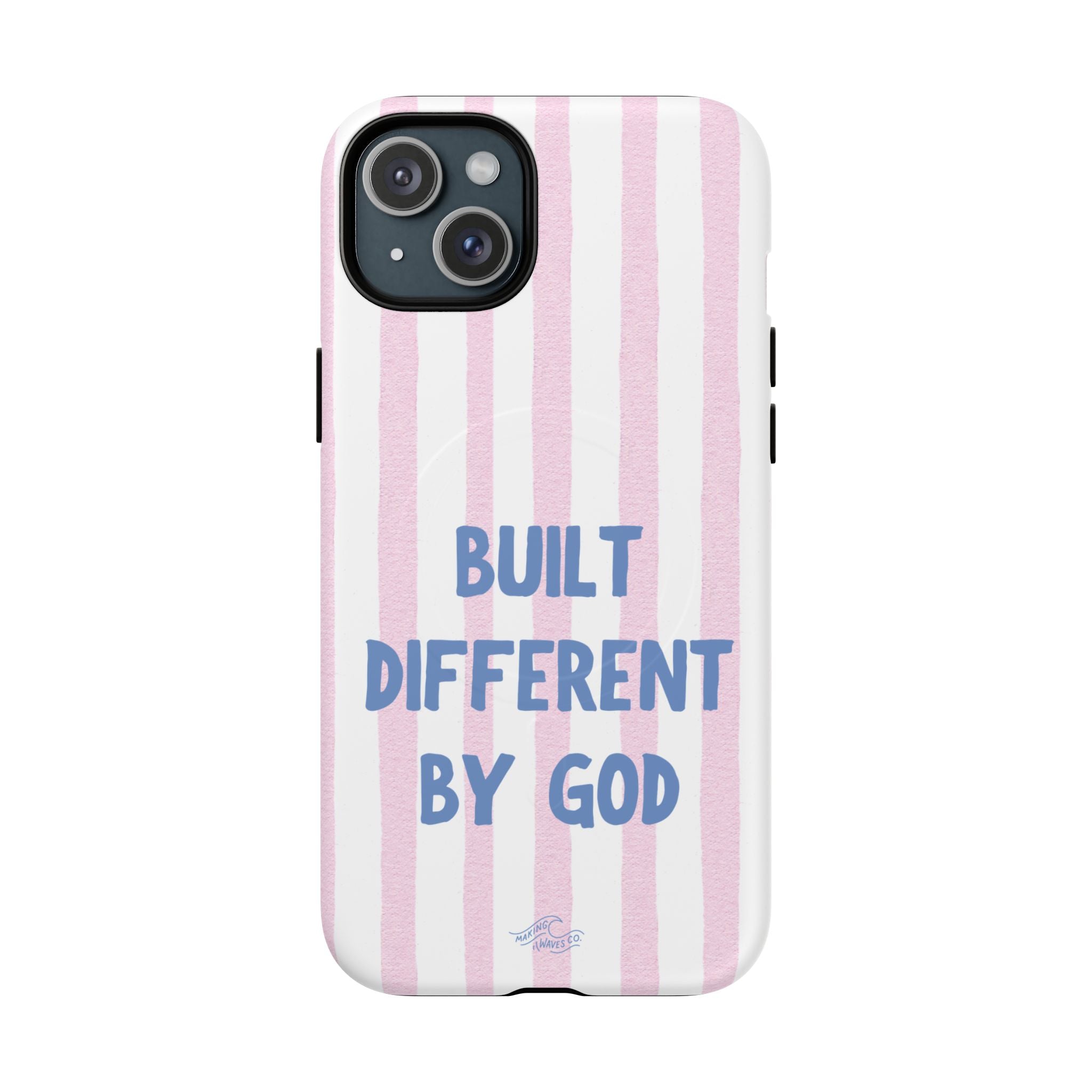 Built Different by God Coastal Christian MagSafe iPhone Case