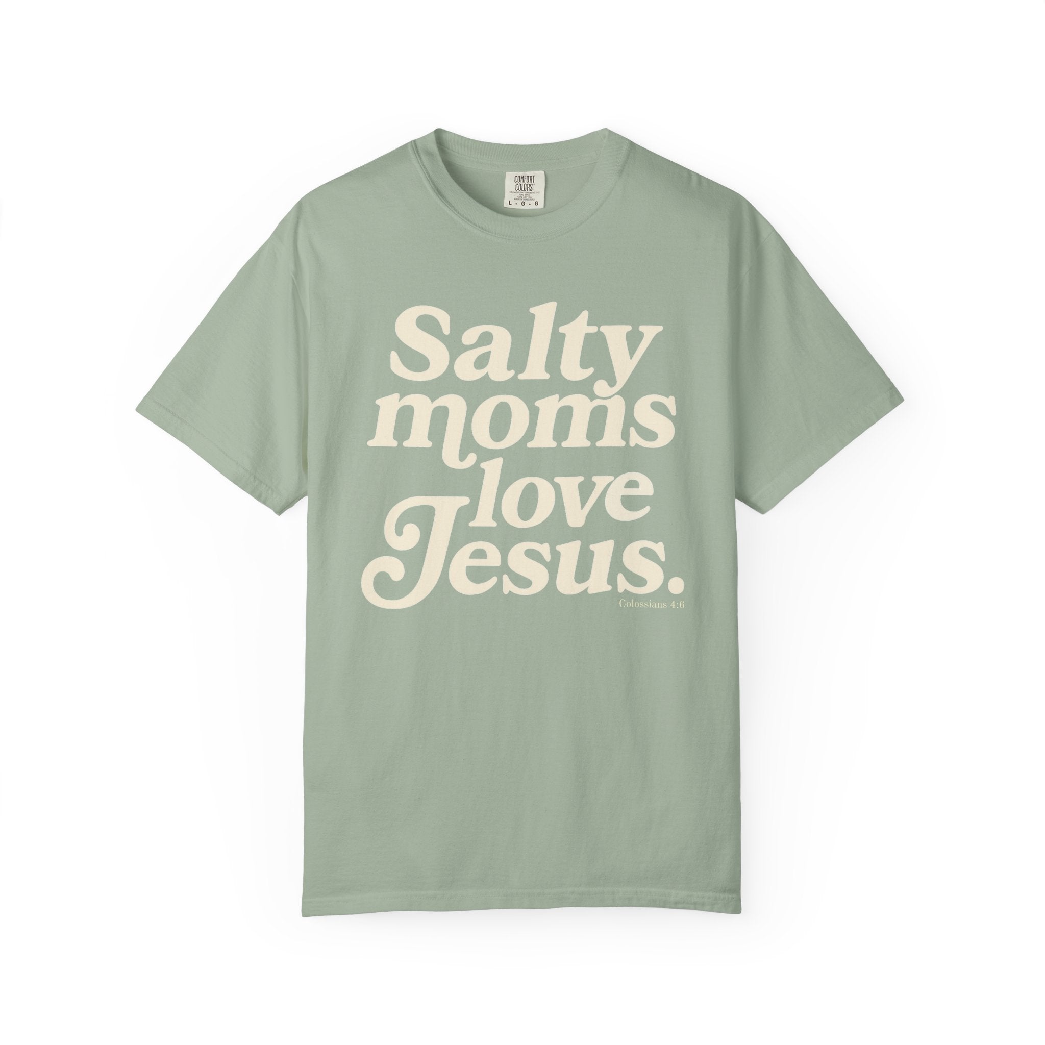 Salty Moms Love Jesus - Coastal Heritage Tee