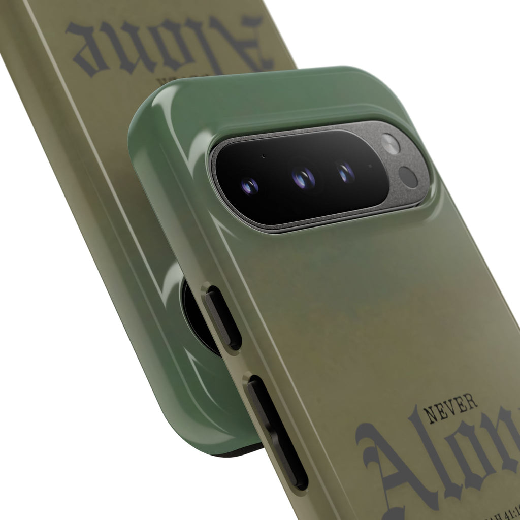 Never Alone Coastal Christian Samsung Phone Case