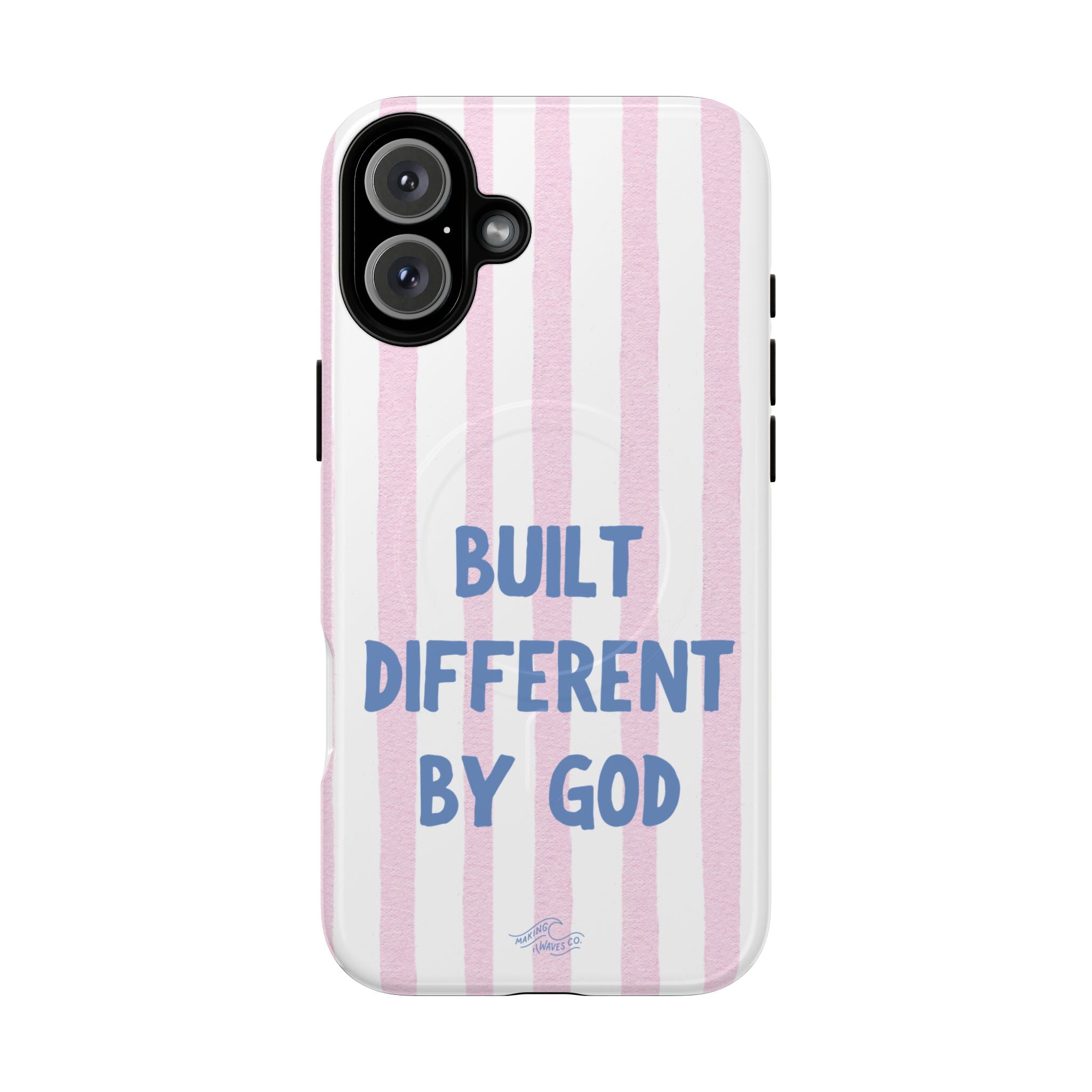 Built Different by God Coastal Christian MagSafe iPhone Case