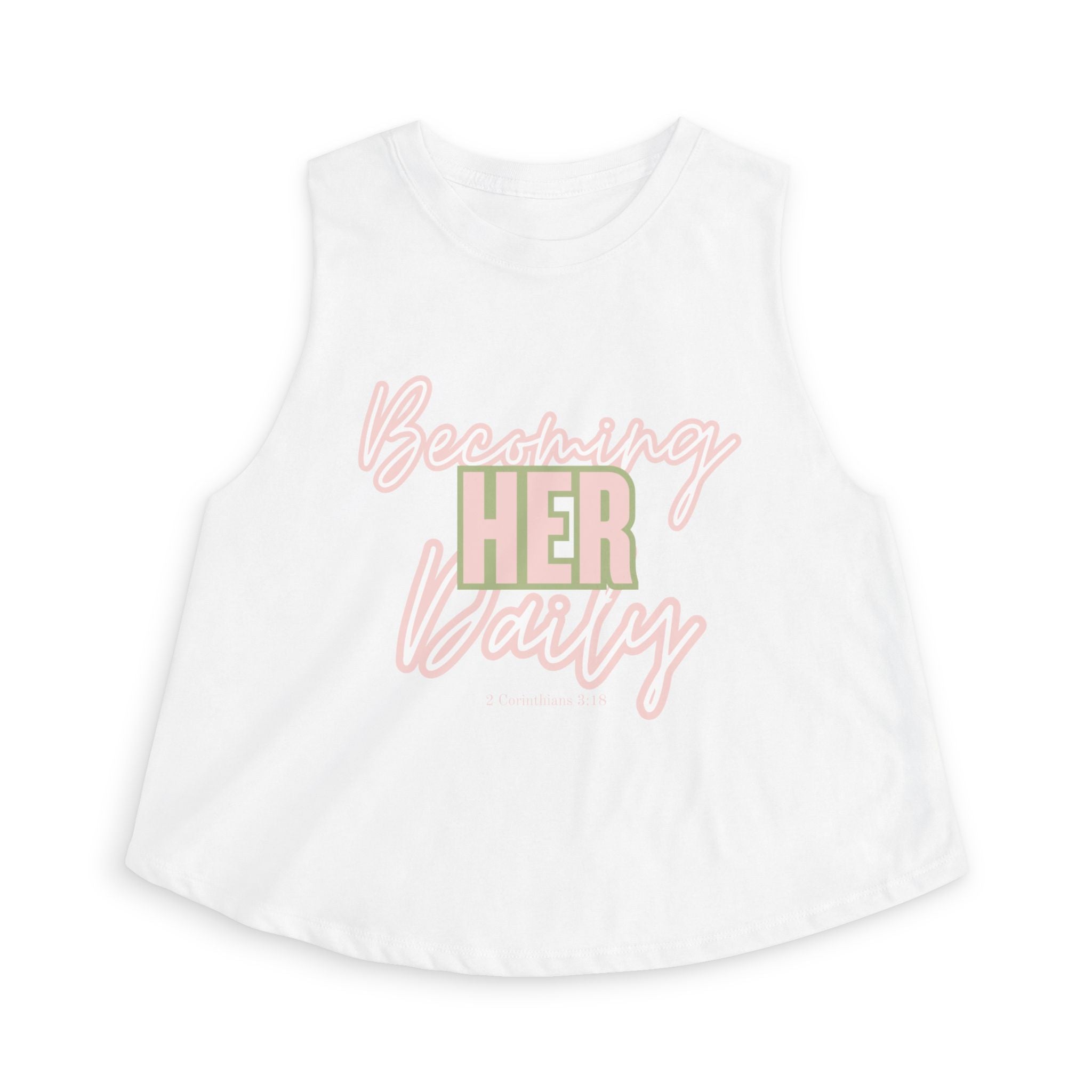 Becoming Her Daily - Coastal Soft Crop Tank