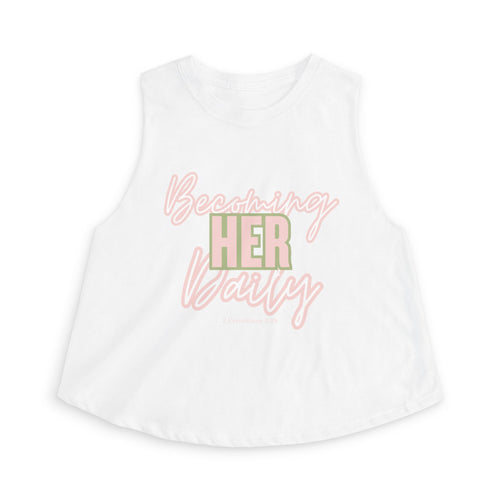 Becoming Her Daily - Coastal Soft Crop Tank