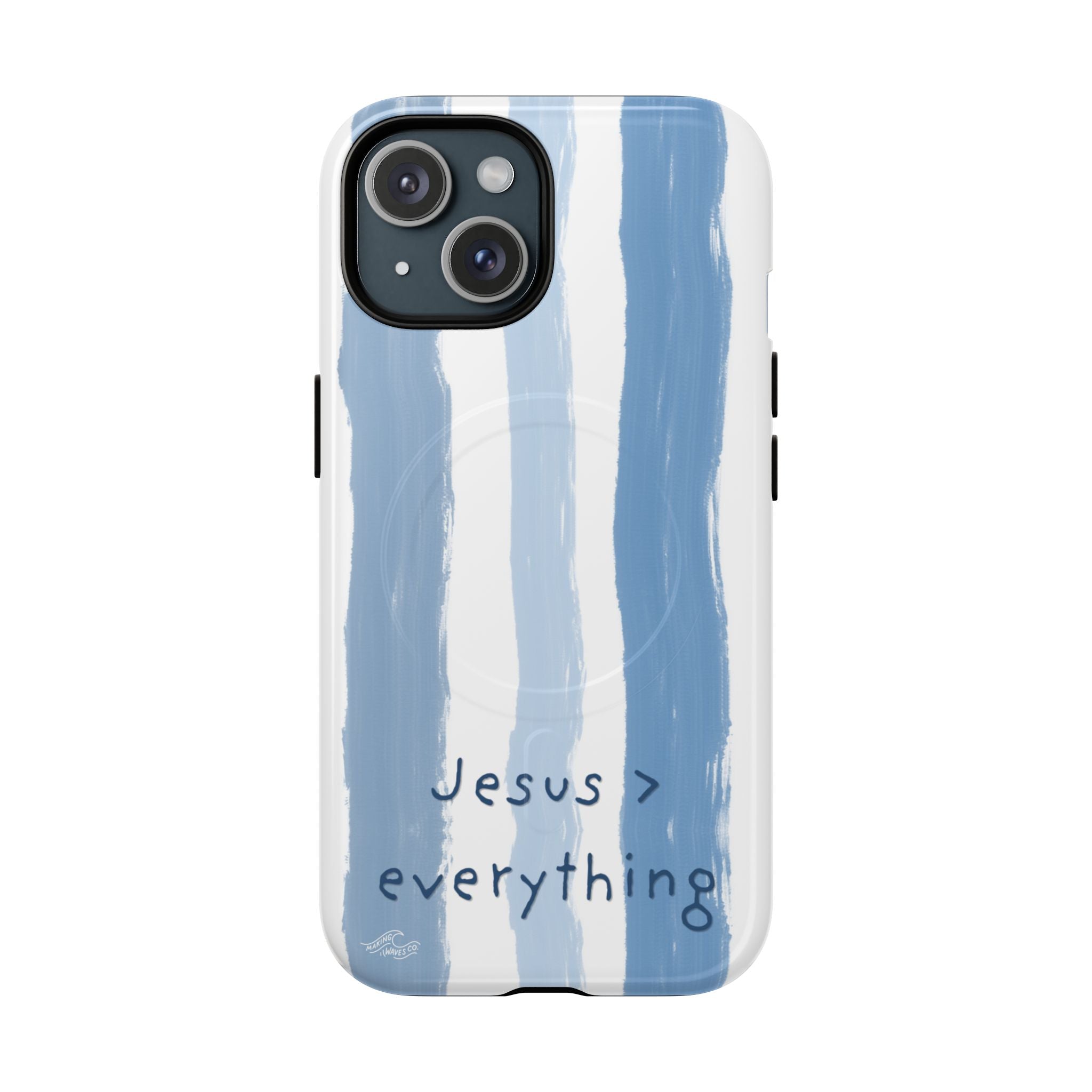 Jesus > Everything Coastal Christian MagSafe iPhone Case