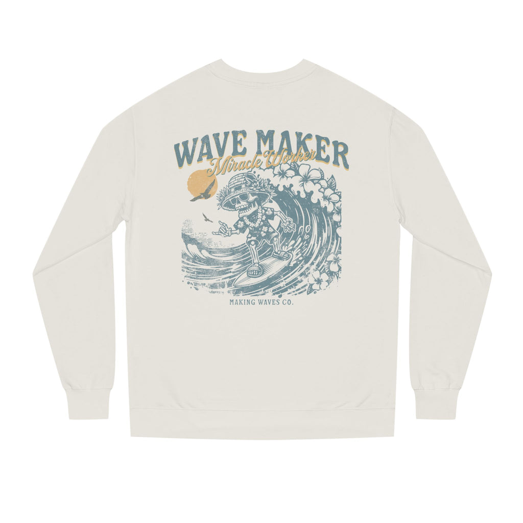 Wave Maker Midweight Unisex Crewneck