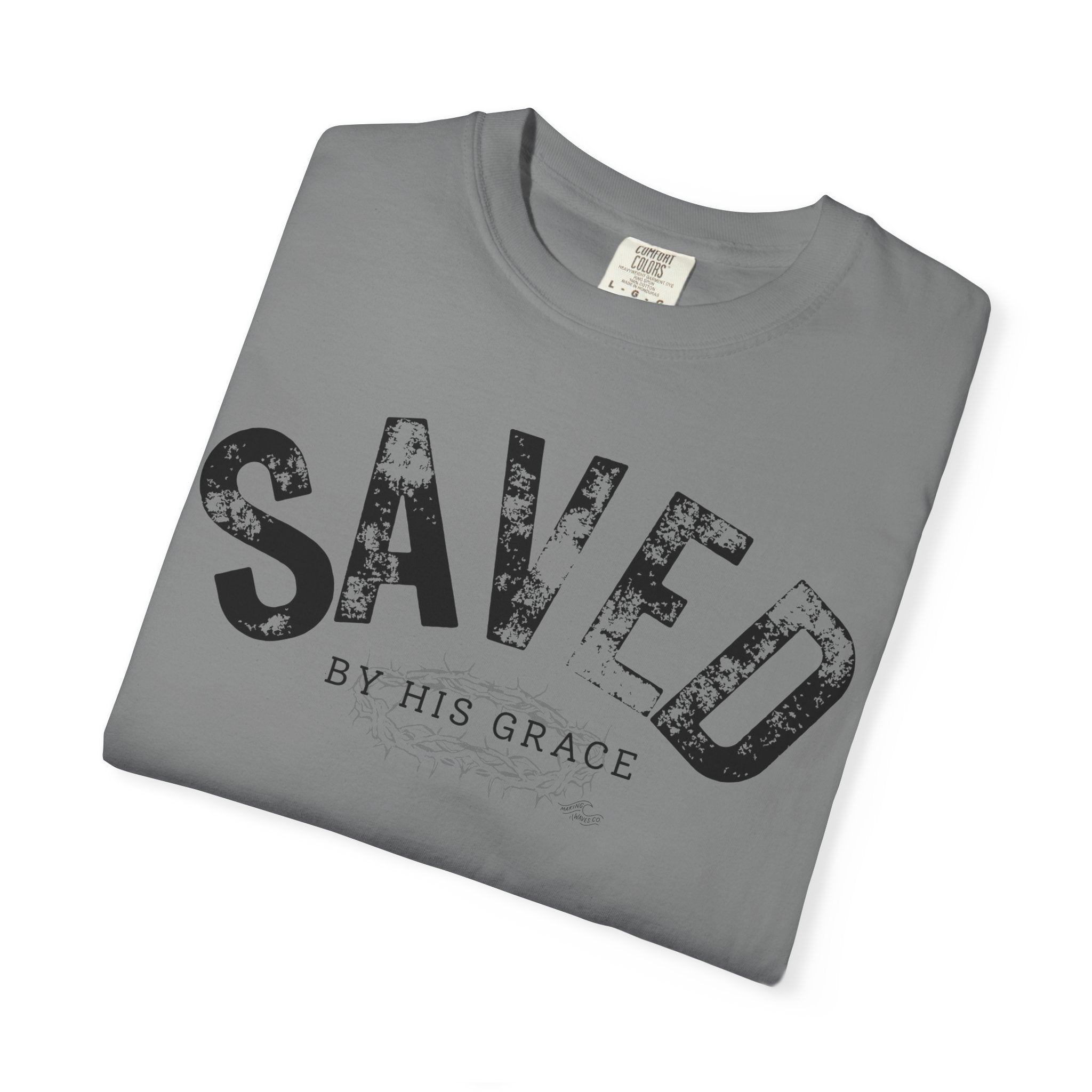 SAVED by His Grace - Coastal Heritage Tee