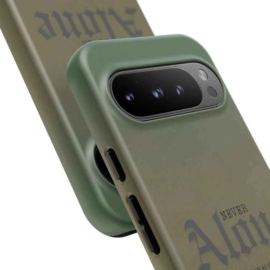 Never Alone Coastal Christian Samsung Phone Case