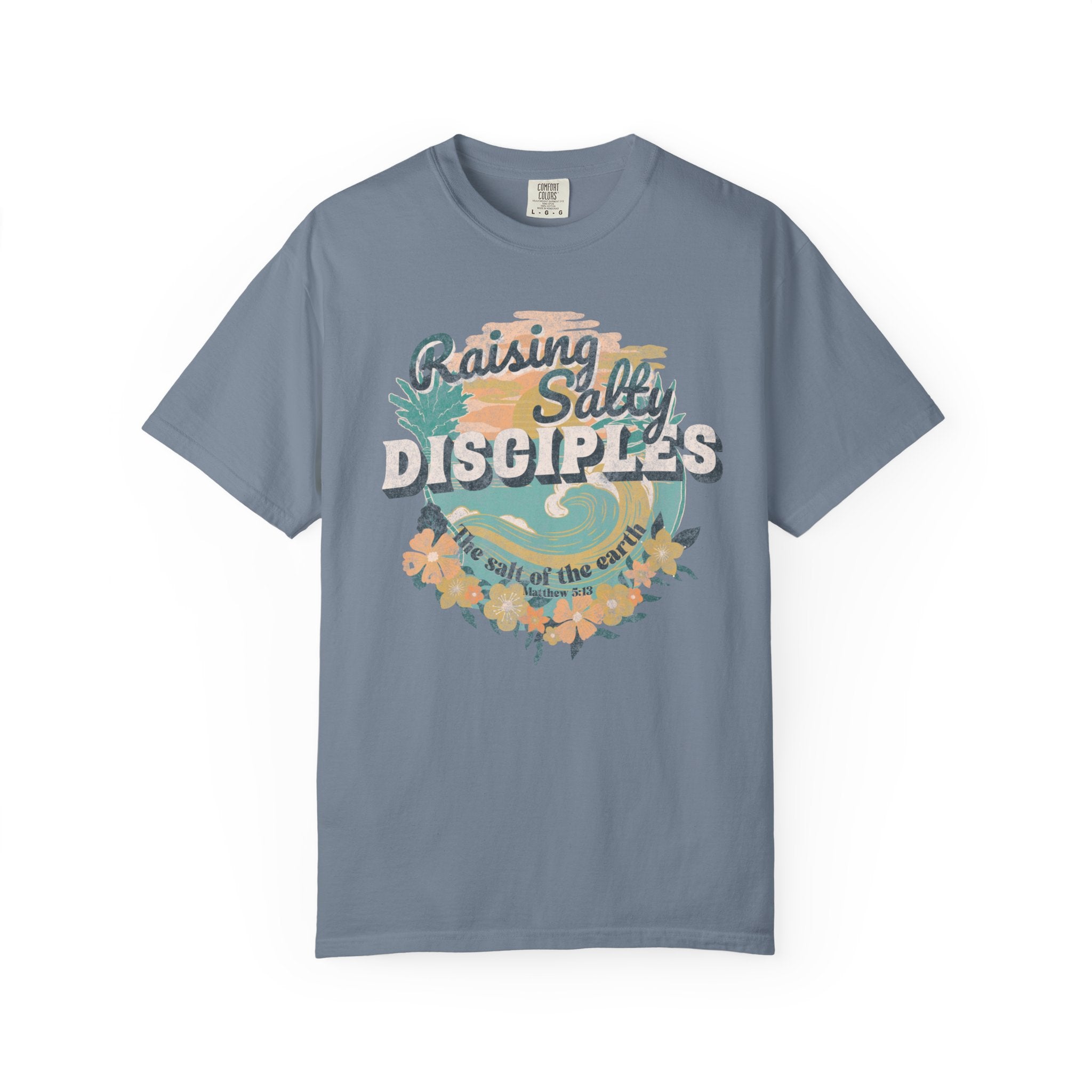 Raising Salty Disciples Graphic - Coastal Heritage Tee