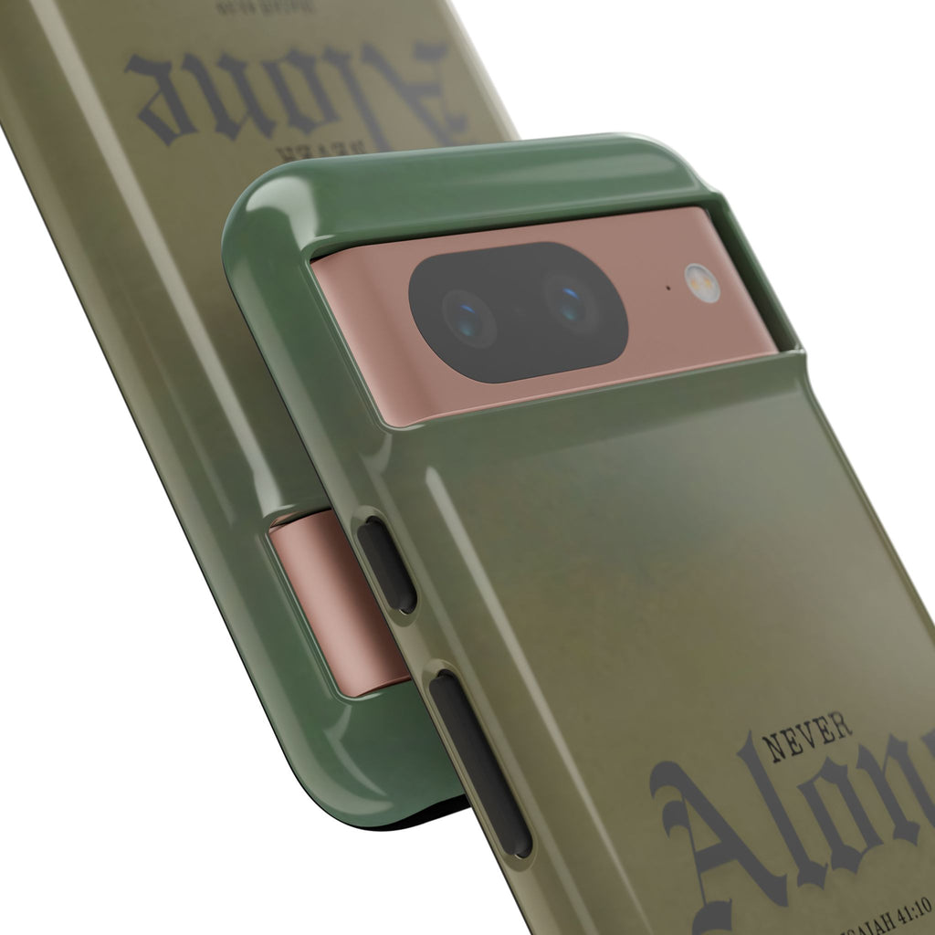 Never Alone Coastal Christian Samsung Phone Case