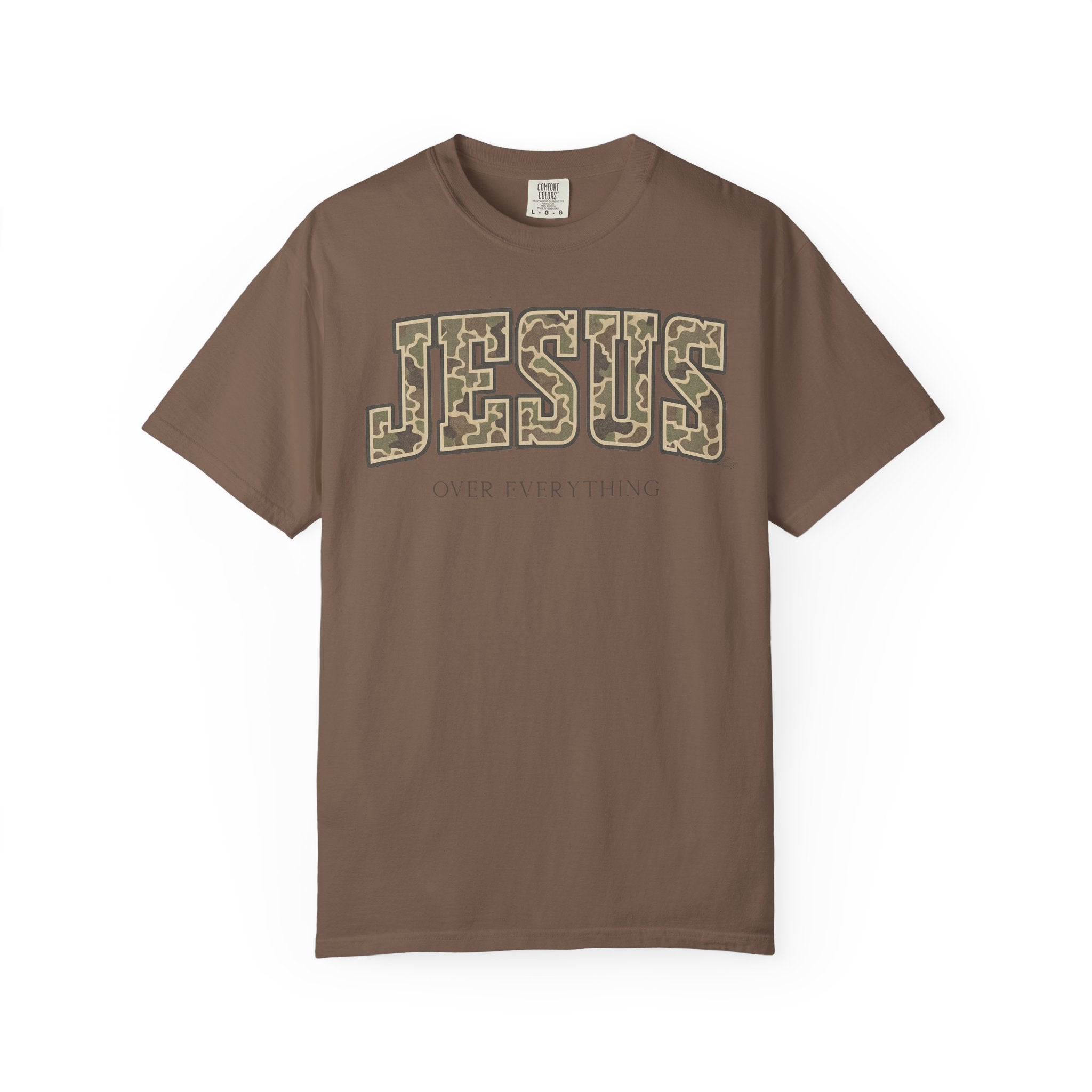 Jesus over everything Camo Unisex Tee