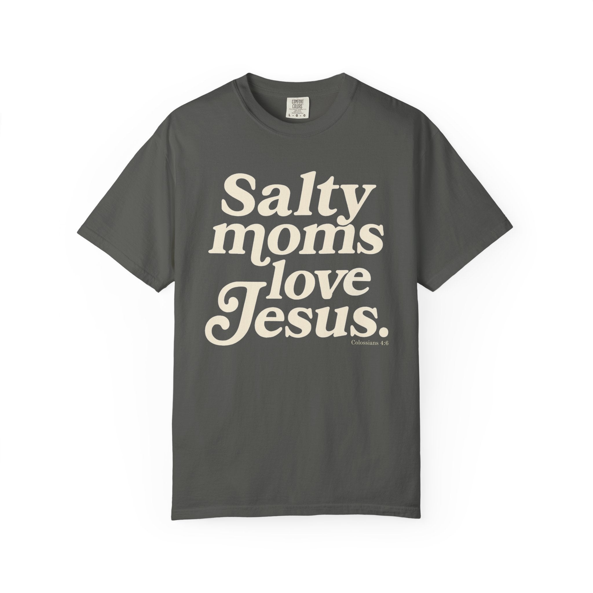 Salty Moms Love Jesus - Coastal Heritage Tee