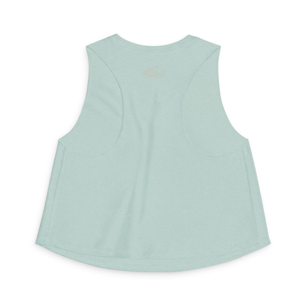 Salty Moms Love Jesus  - Coastal Soft Crop Tank
