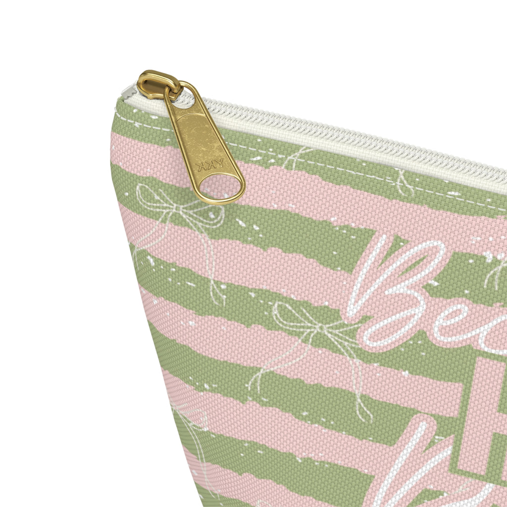 Becoming Her Daily | Faith-Based Makeup Bag | Christian Accessory Pouch