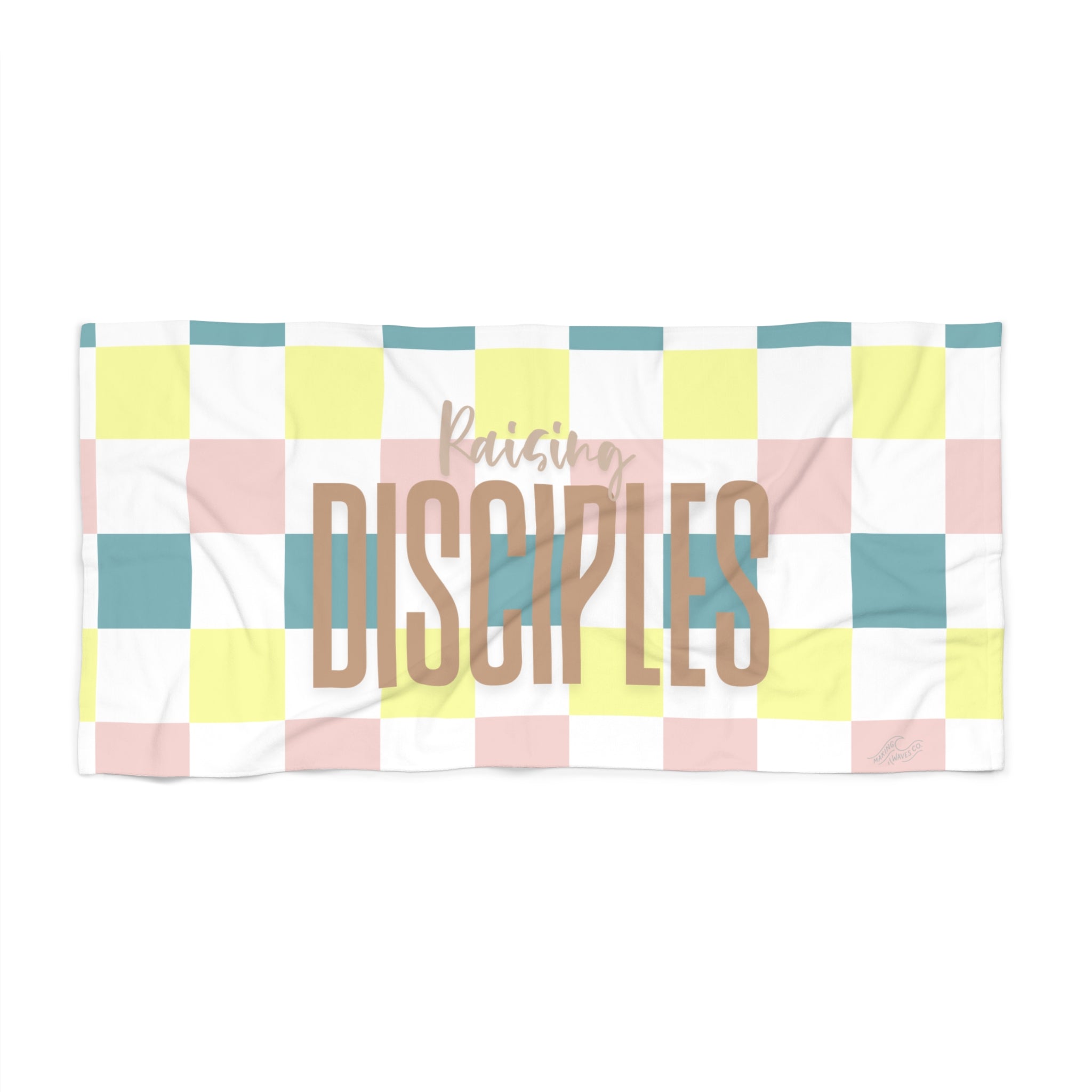 Raising Disciples  — Coastal Christian Beach Towel