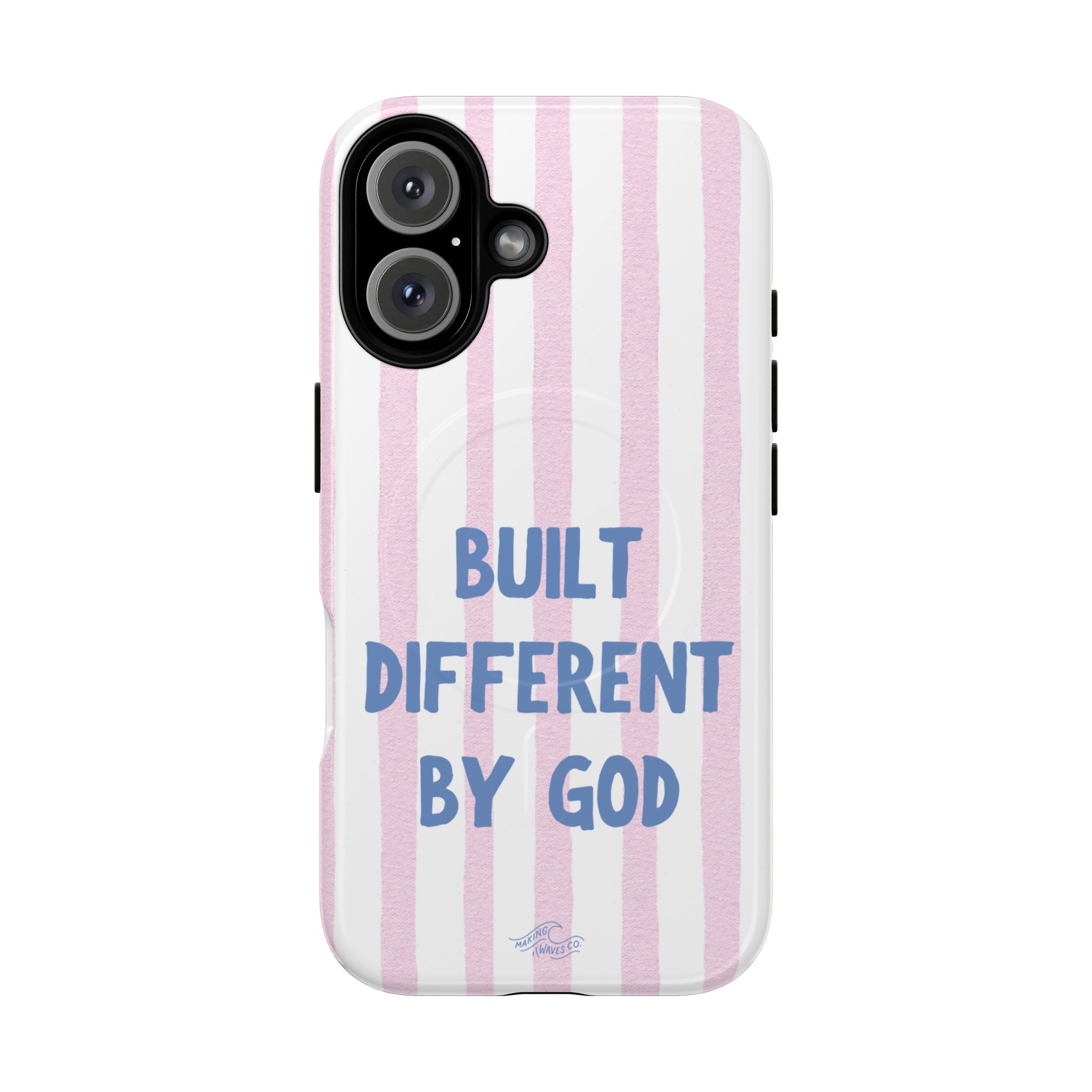 Built Different by God Coastal Christian MagSafe iPhone Case