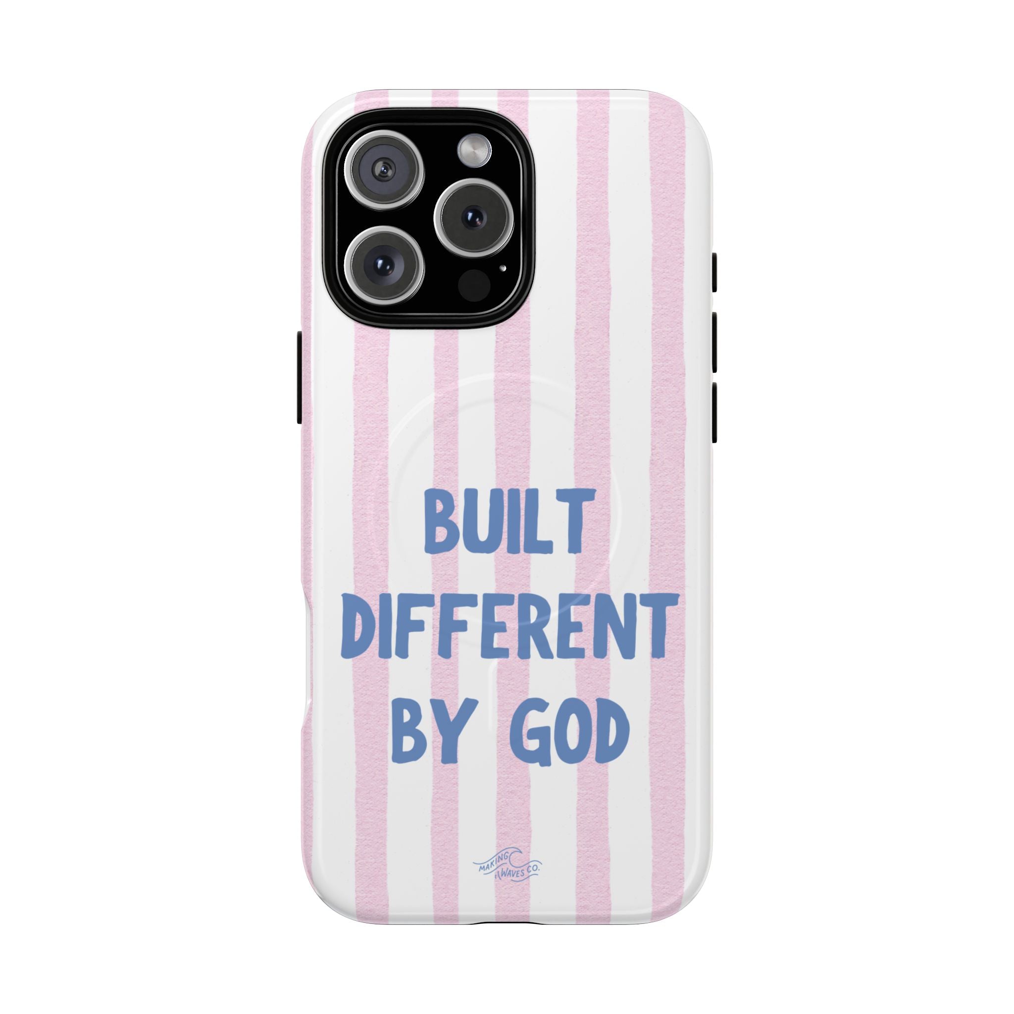 Built Different by God Coastal Christian MagSafe iPhone Case