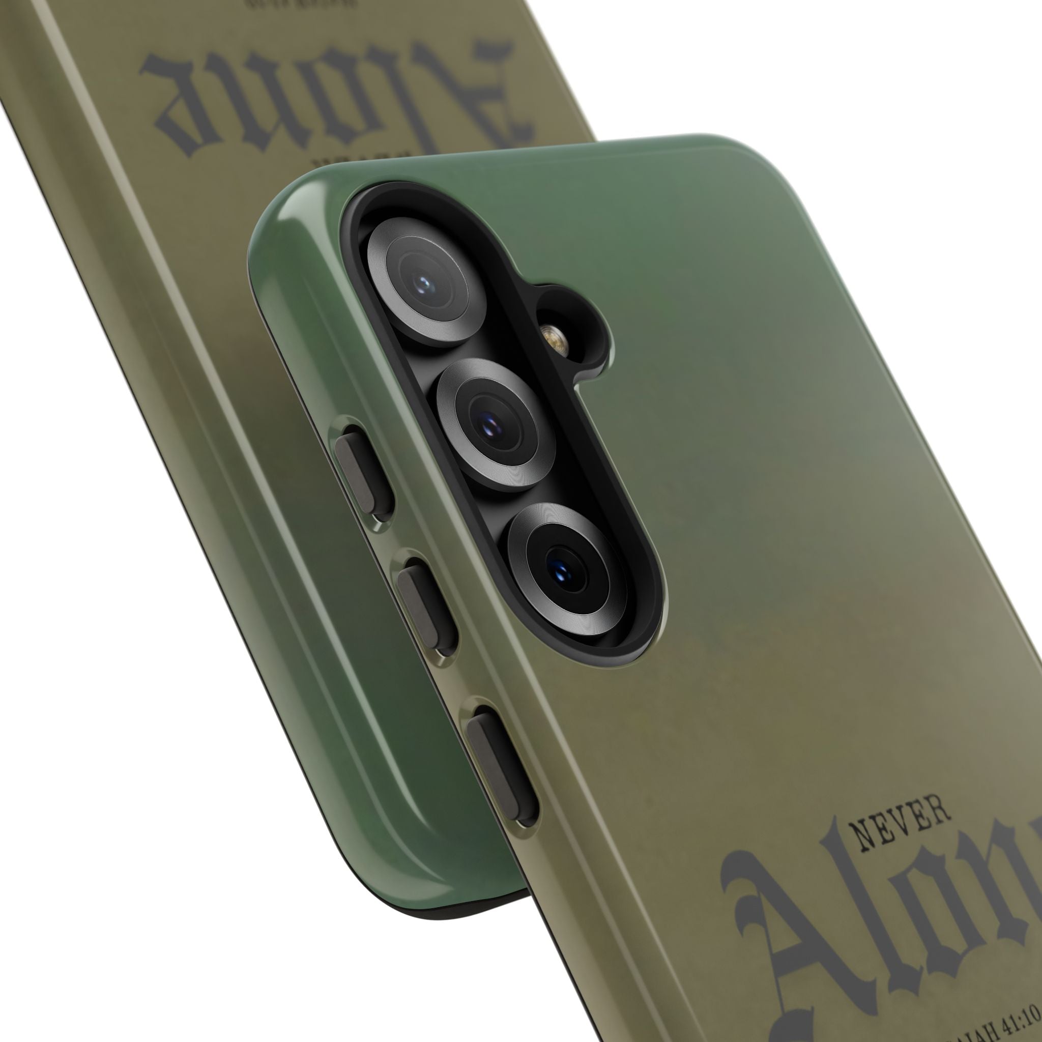 Never Alone Coastal Christian Samsung Phone Case