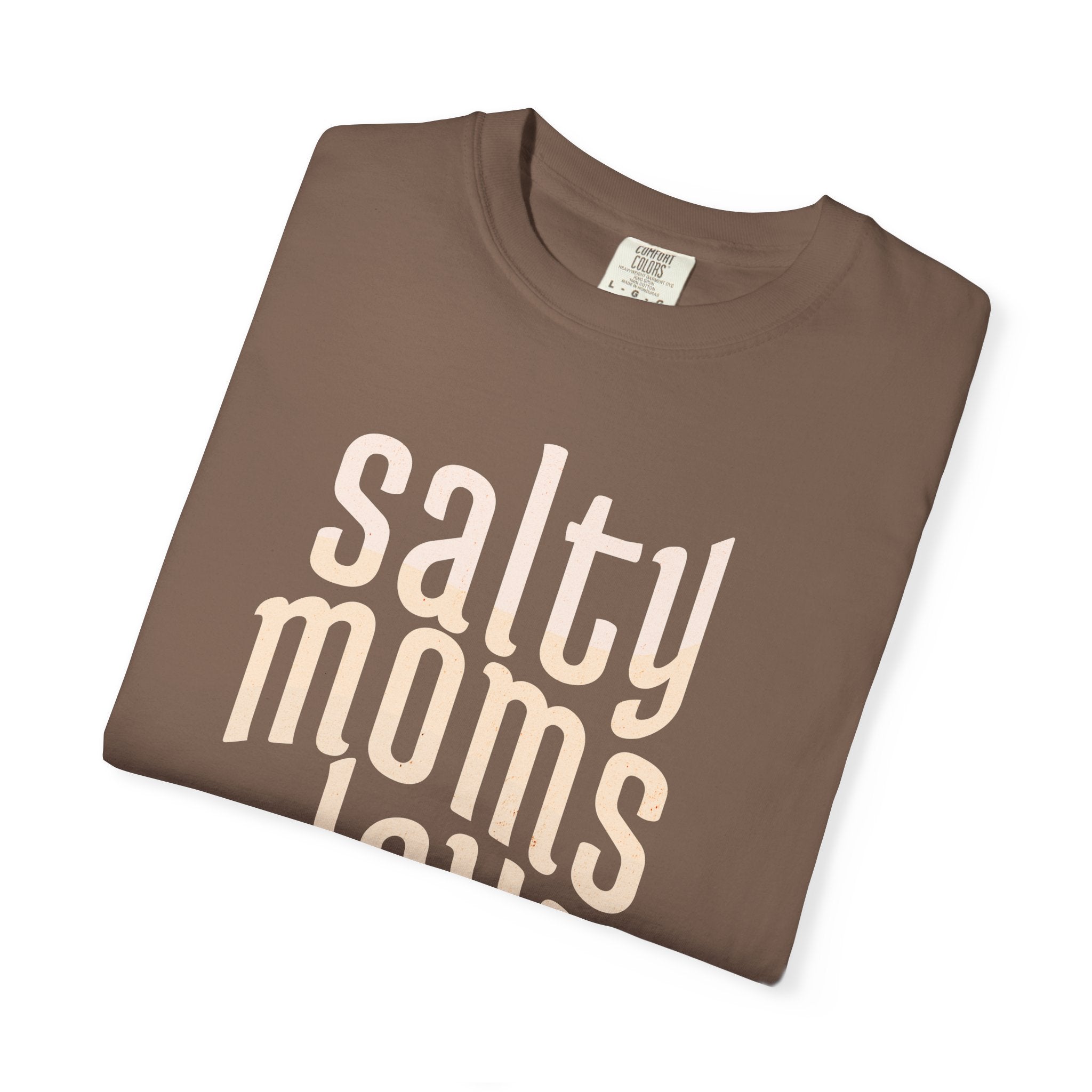 Salty moms love Jesus ombre - Coastal Heritage Tee