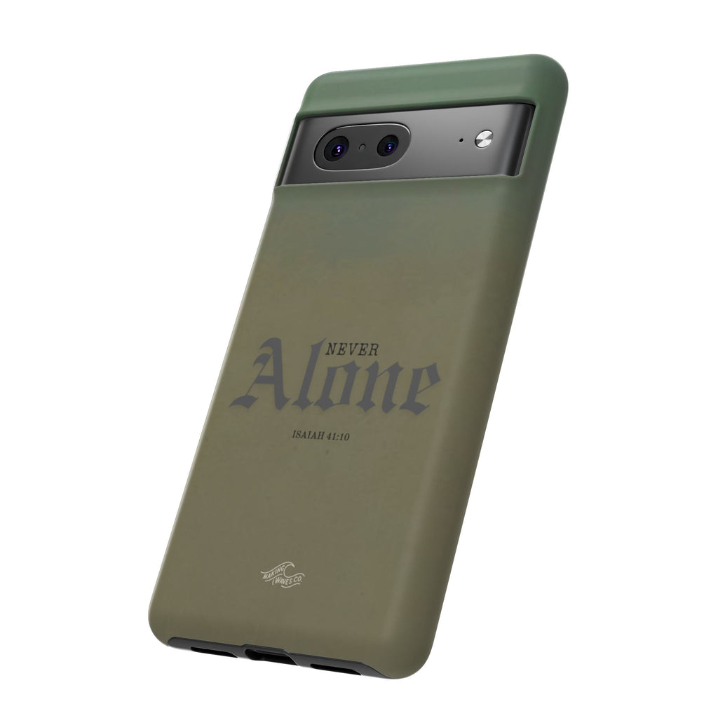 Never Alone Coastal Christian Samsung Phone Case