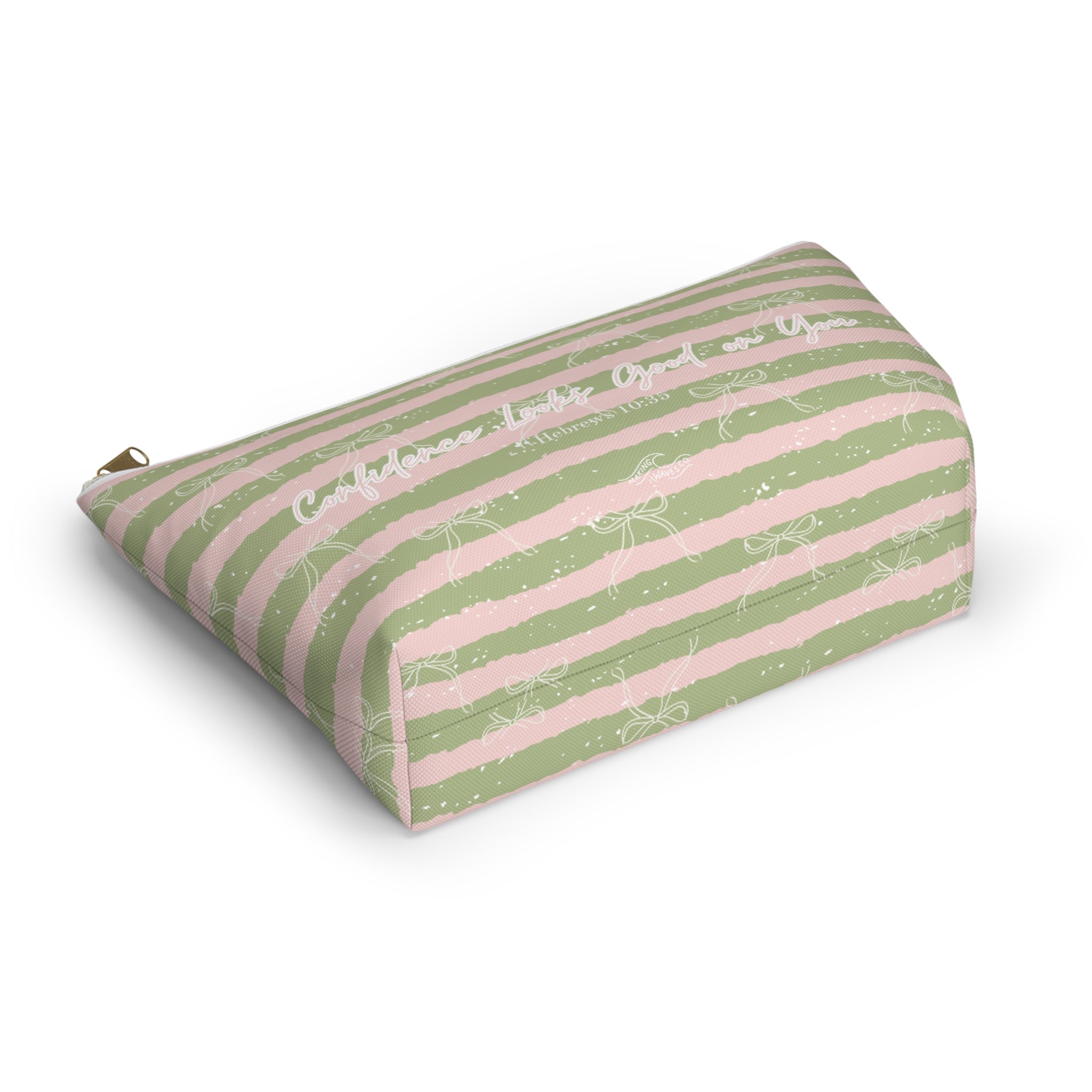 Confidence Looks Good on You | Faith-Based Makeup Bag | Christian Accessory Pouch