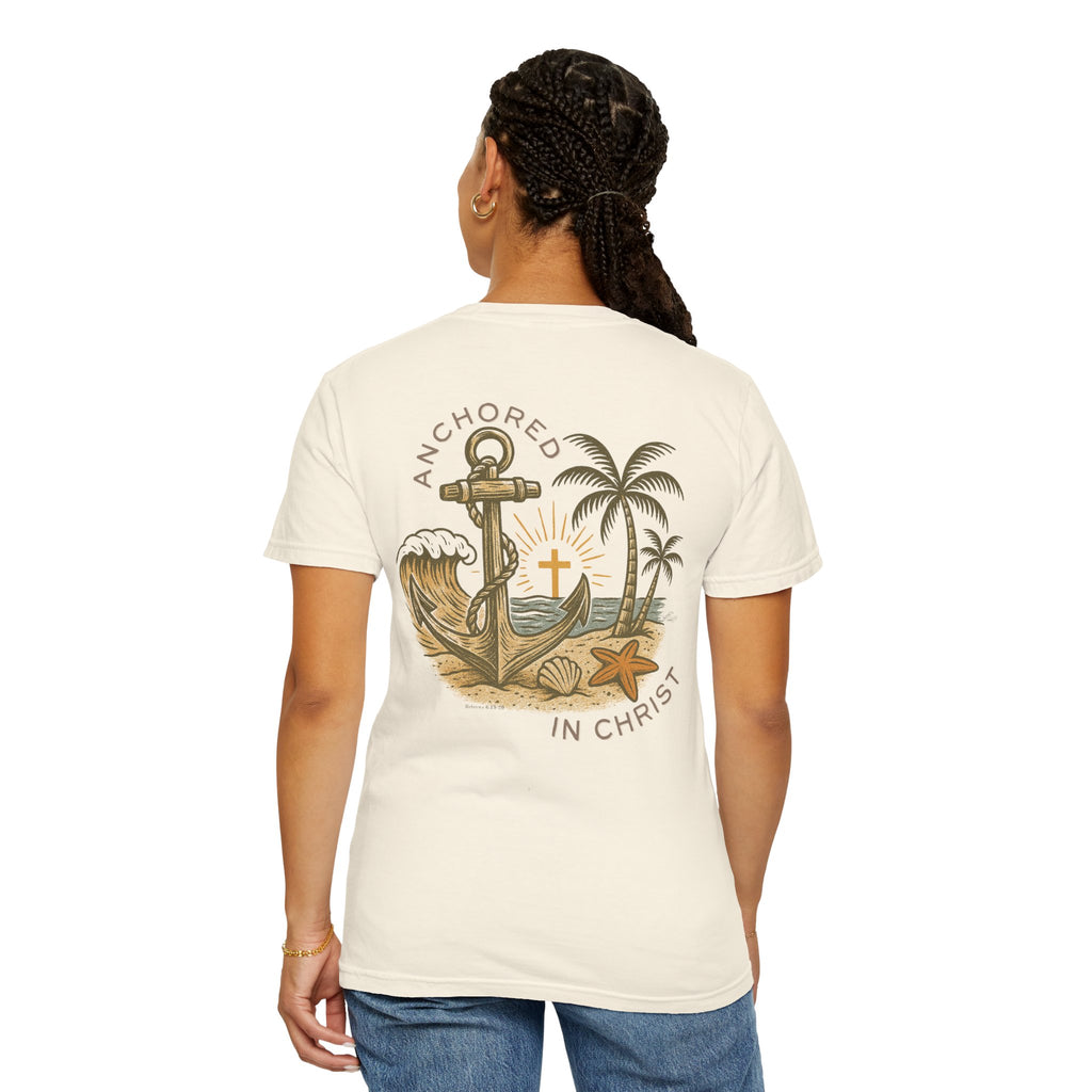 Anchored in Christ Unisex tee