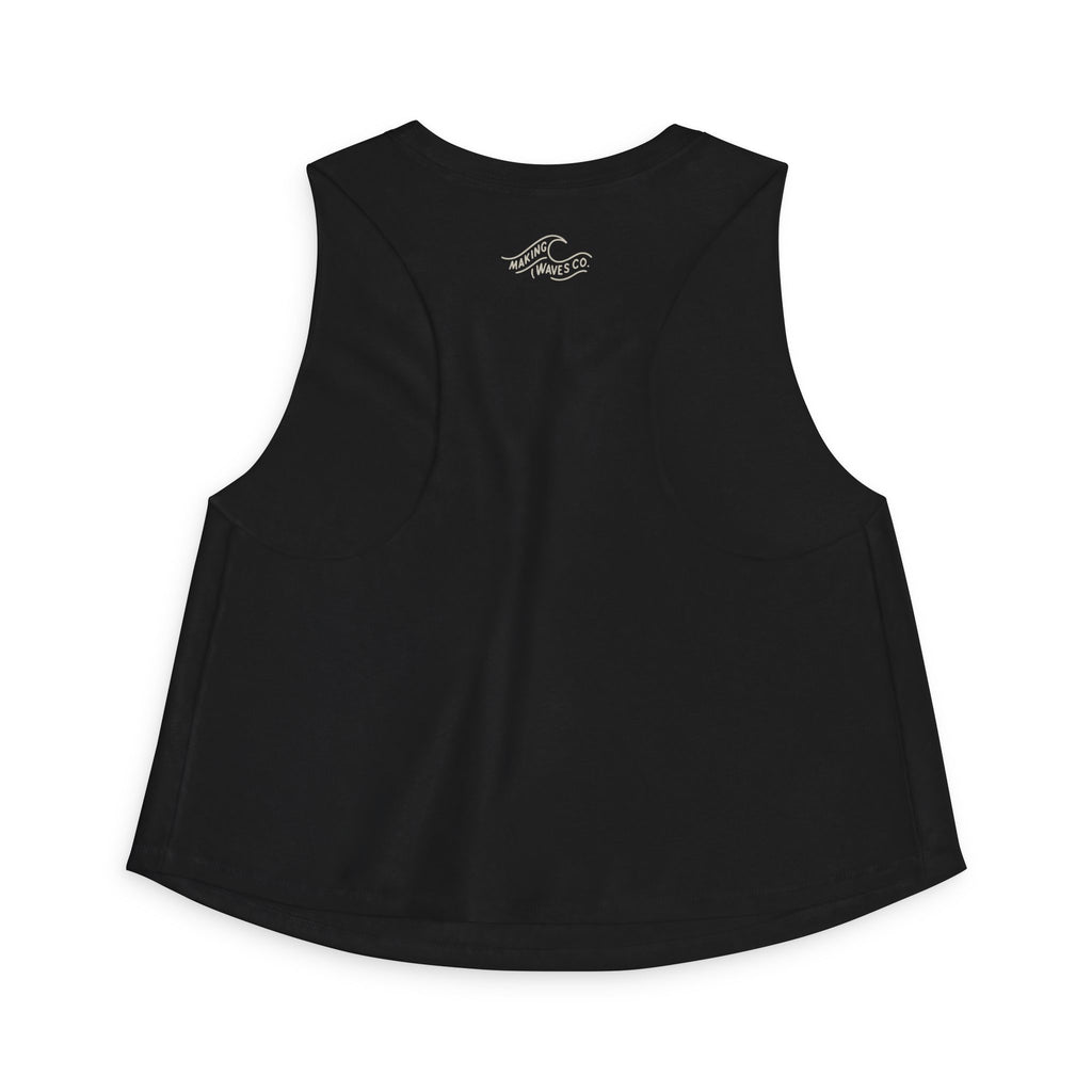 Salty Moms Love Jesus  - Coastal Soft Crop Tank