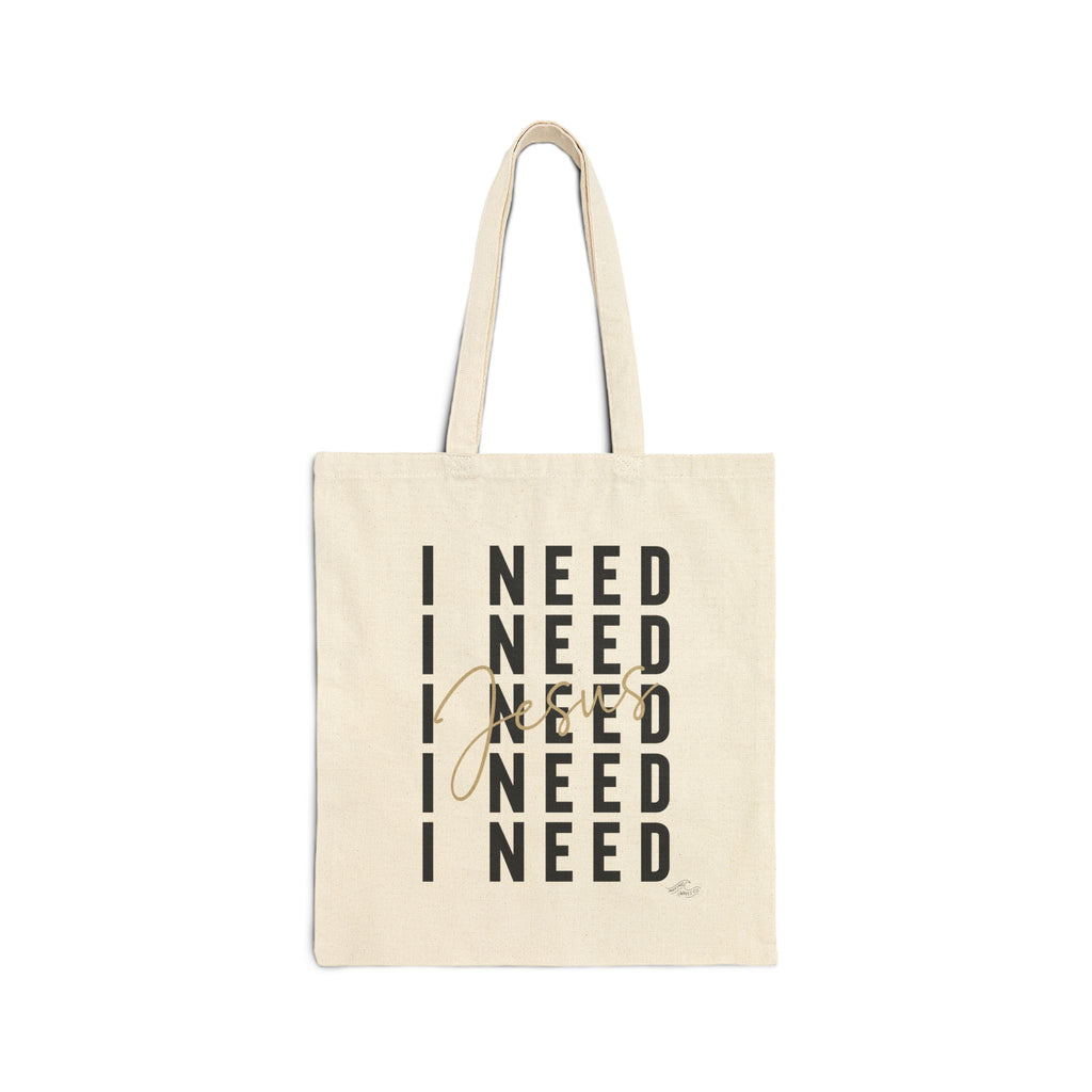 I NEED JESUS Coastal Christian Tote Bag