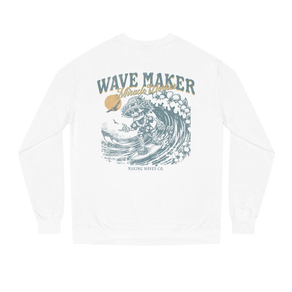 Wave Maker Midweight Unisex Crewneck