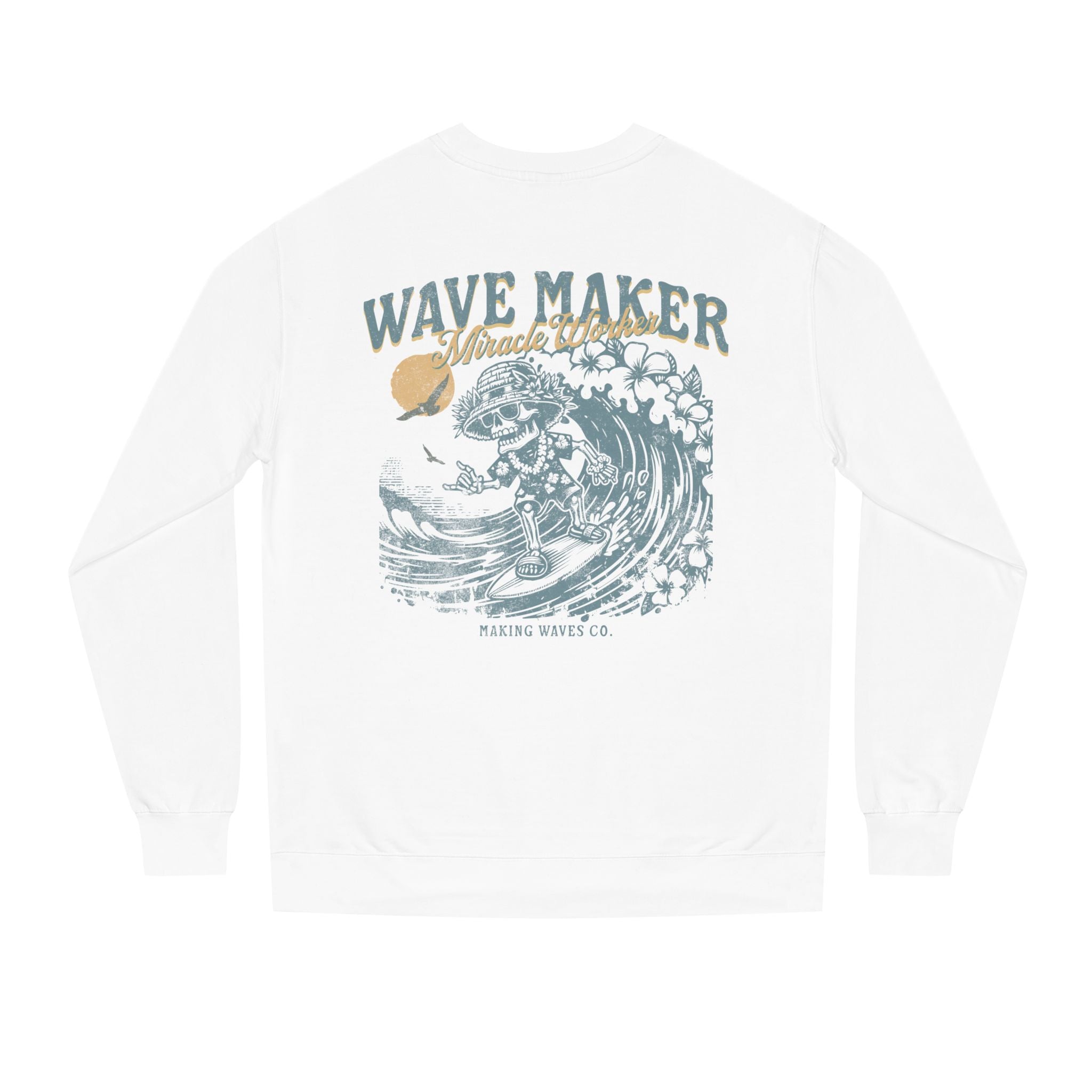 Wave Maker Midweight Unisex Crewneck