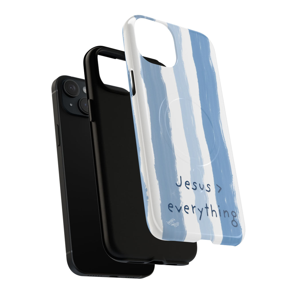 Jesus > Everything Coastal Christian MagSafe iPhone Case