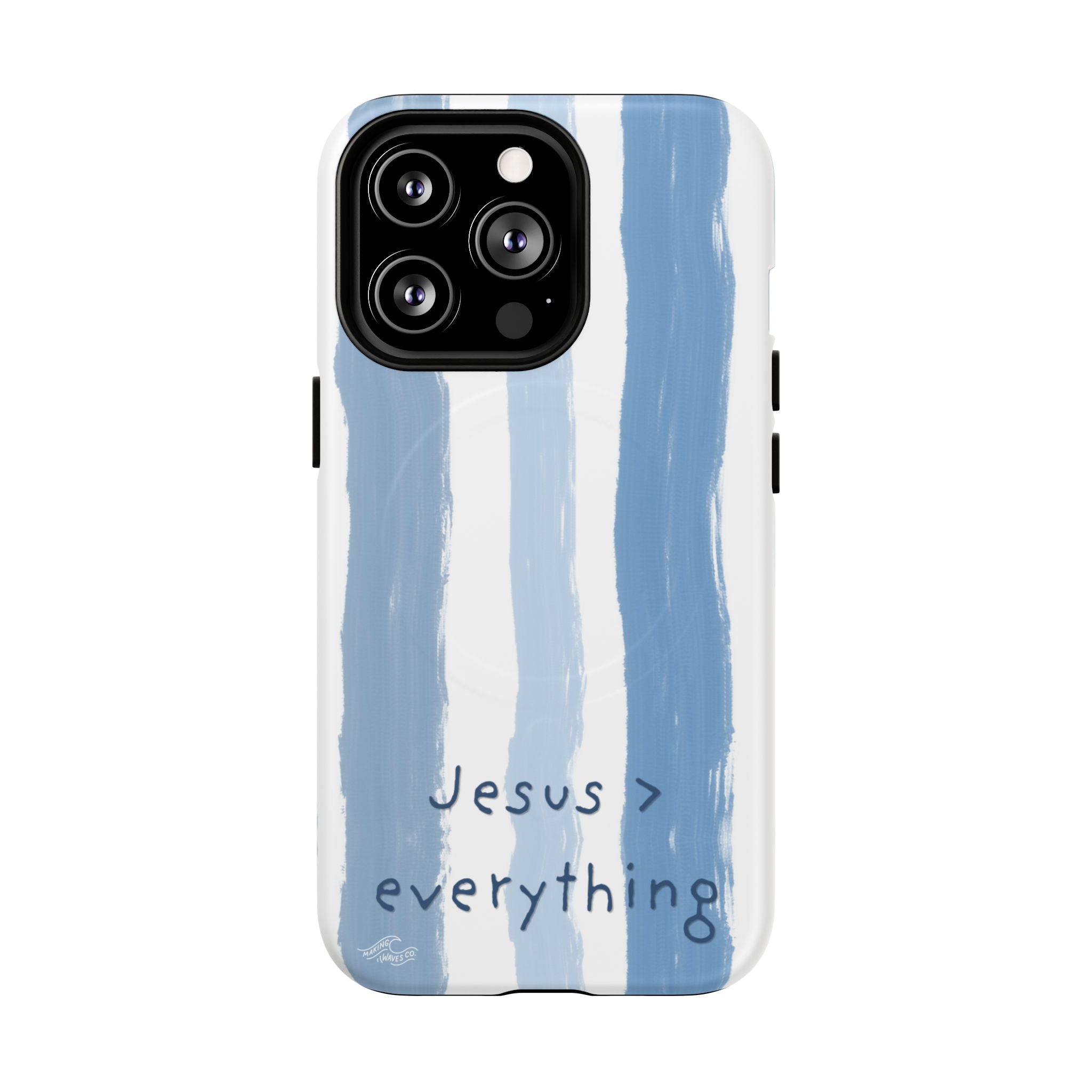Jesus > Everything Coastal Christian MagSafe iPhone Case