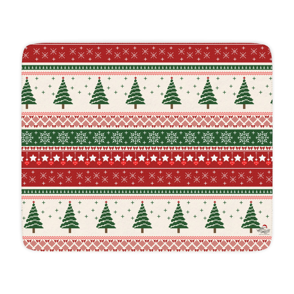 Cozy Tan Holiday Throw Sherpa Blanket