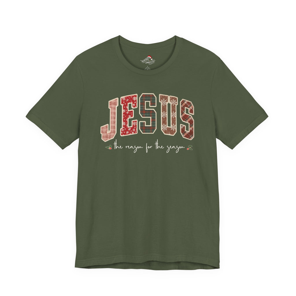 JESUS is the reason pattern — Coastal Soft Tee