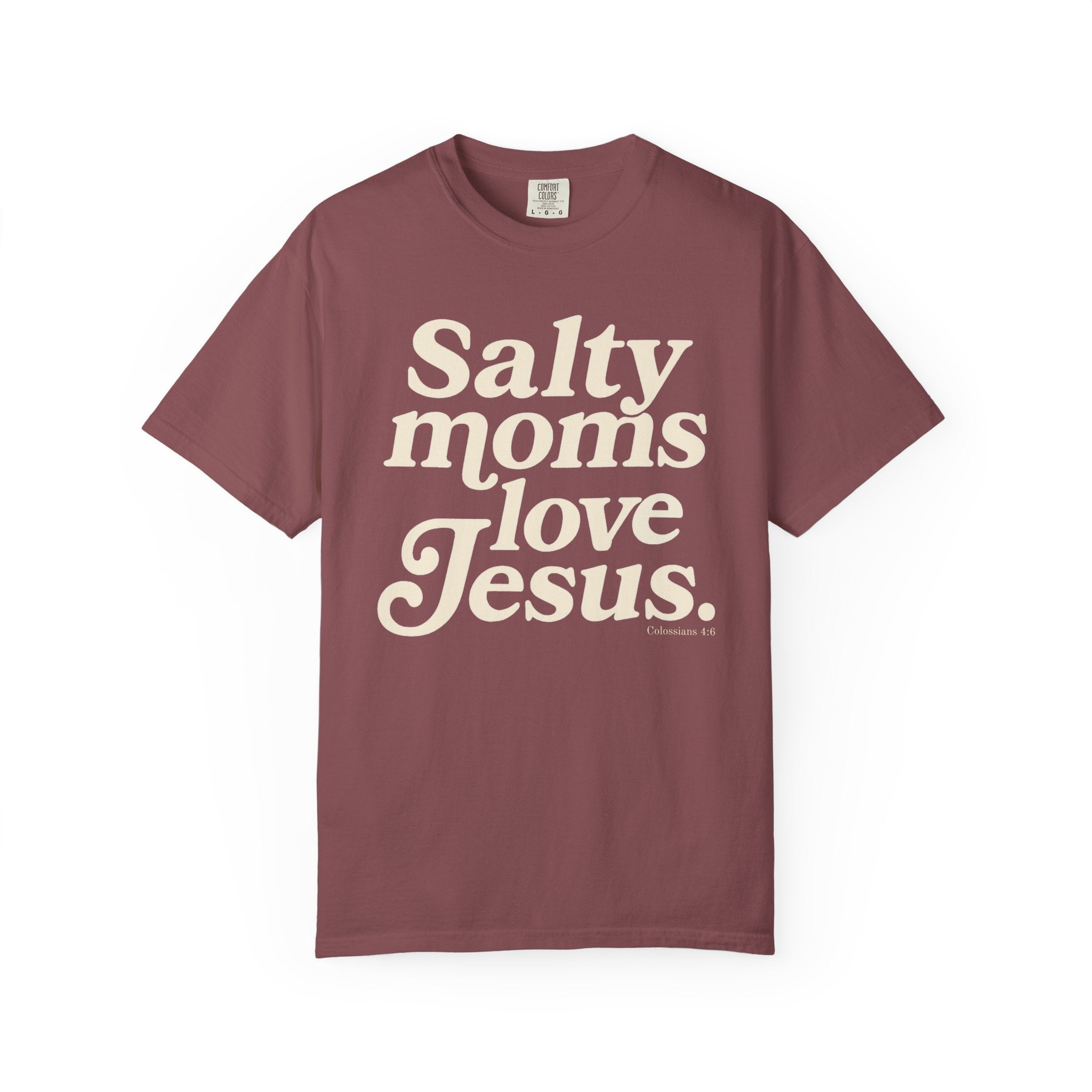 Salty Moms Love Jesus - Coastal Heritage Tee